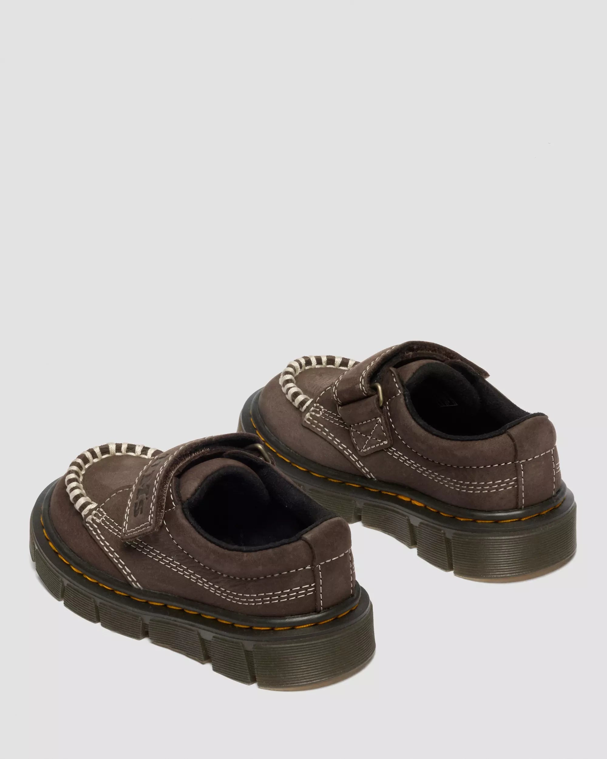 Toddler Raffe Strap Tumbled Nubuck Moc Toe Shoes
