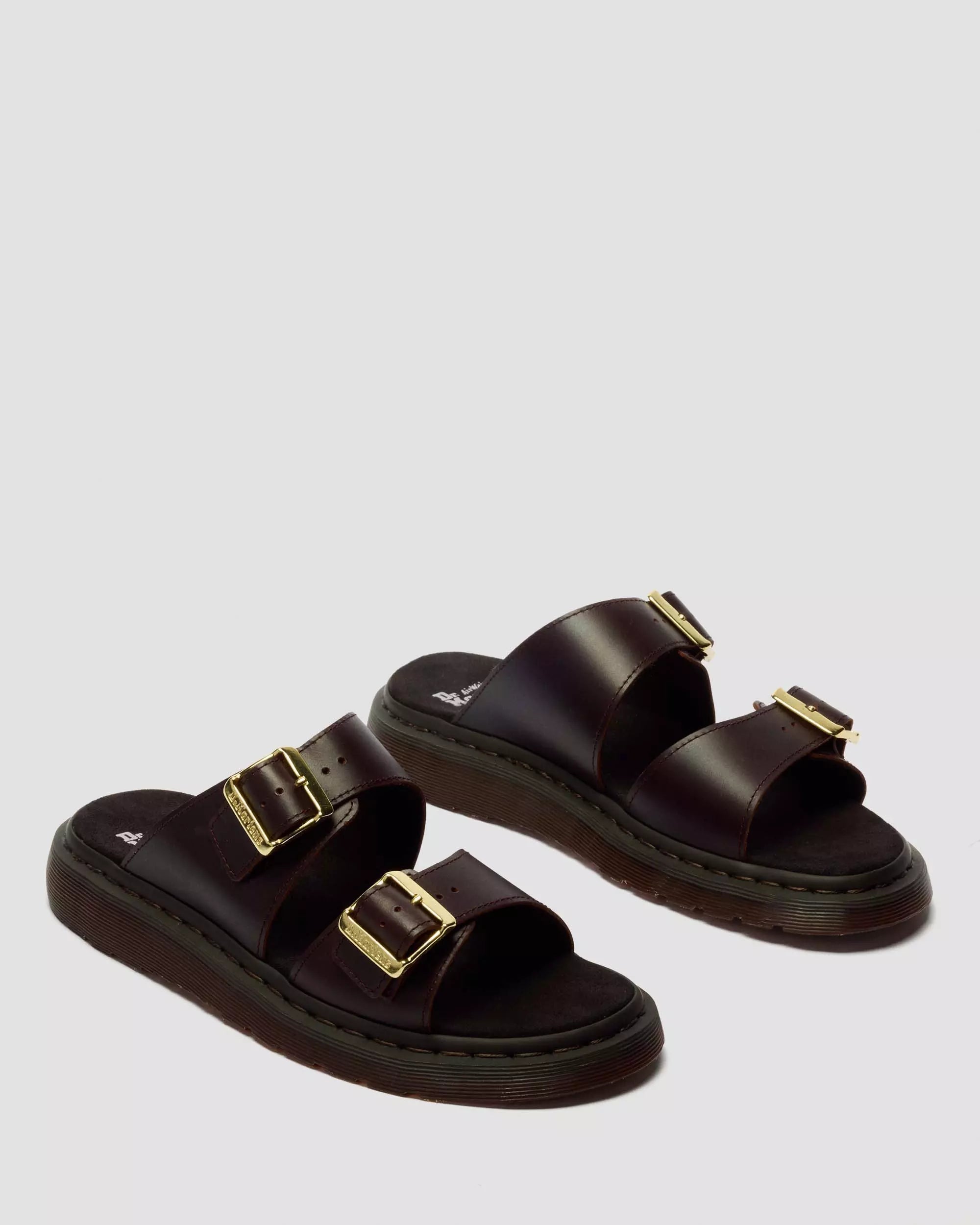 Josef Two Strap Atlas Leather Sandals