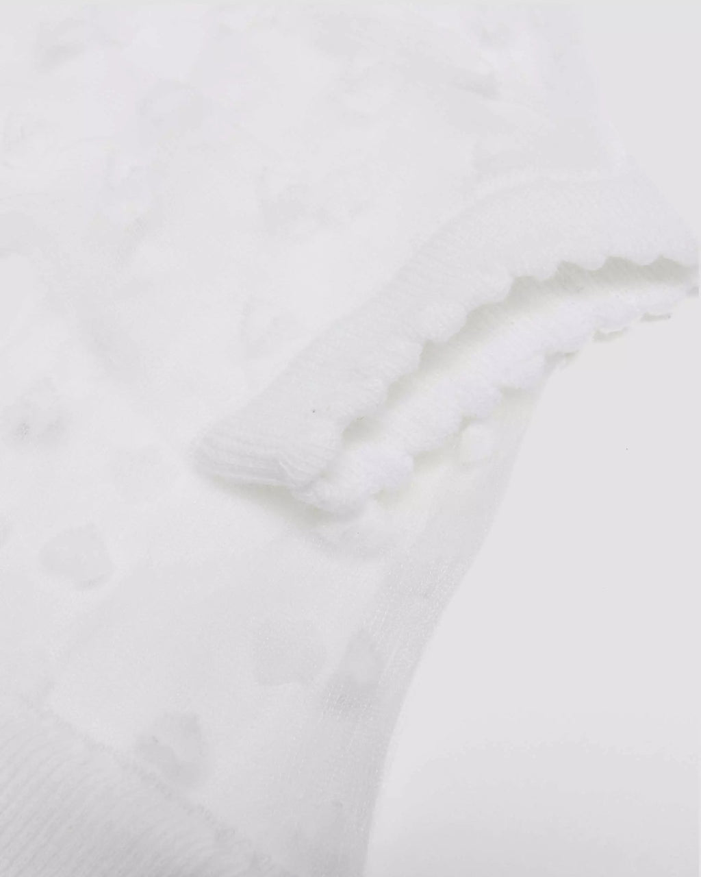 SHORT HEART MESH SOCKS Organic Cotton Blend & Mesh