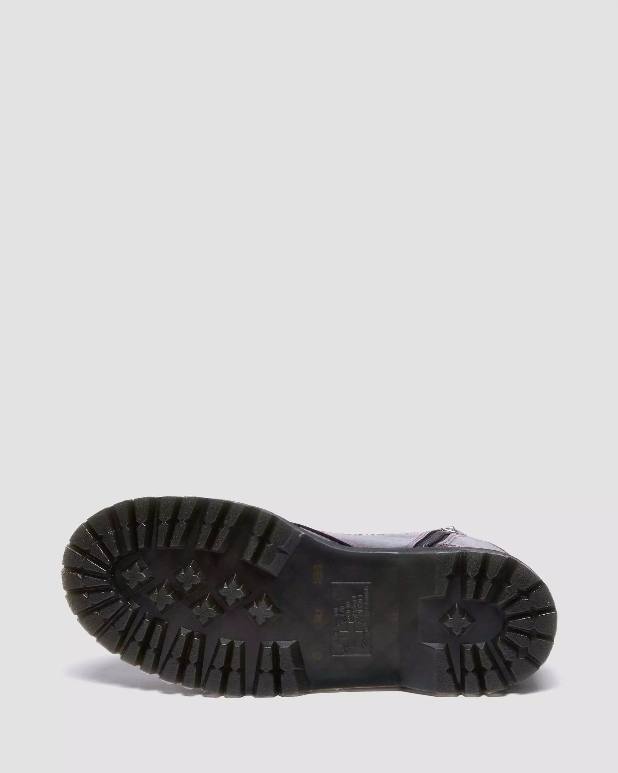 Jadon Distressed Patent Leather Platform Boots