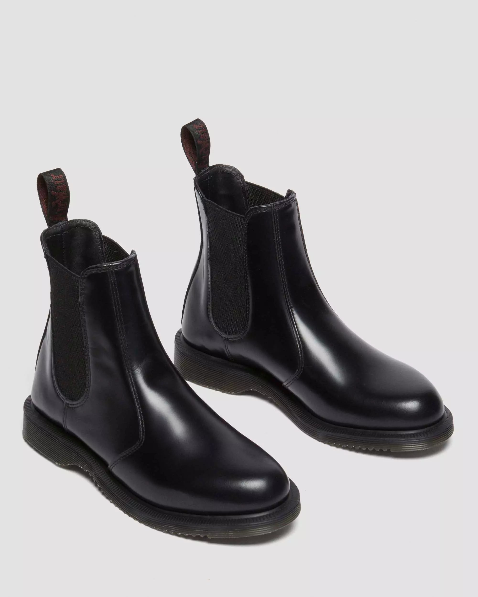 FLORA Smooth Leather Chelsea Boots