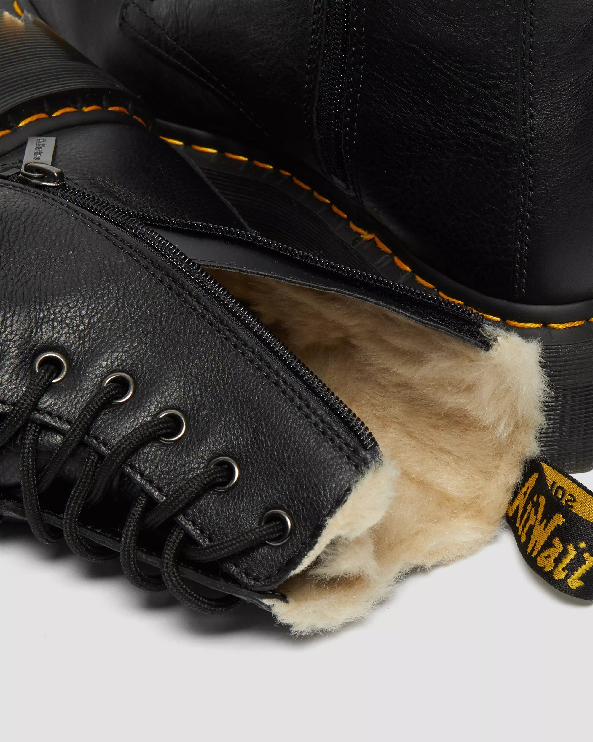 Jadon Faux Fur Lined Leather Platform Boots