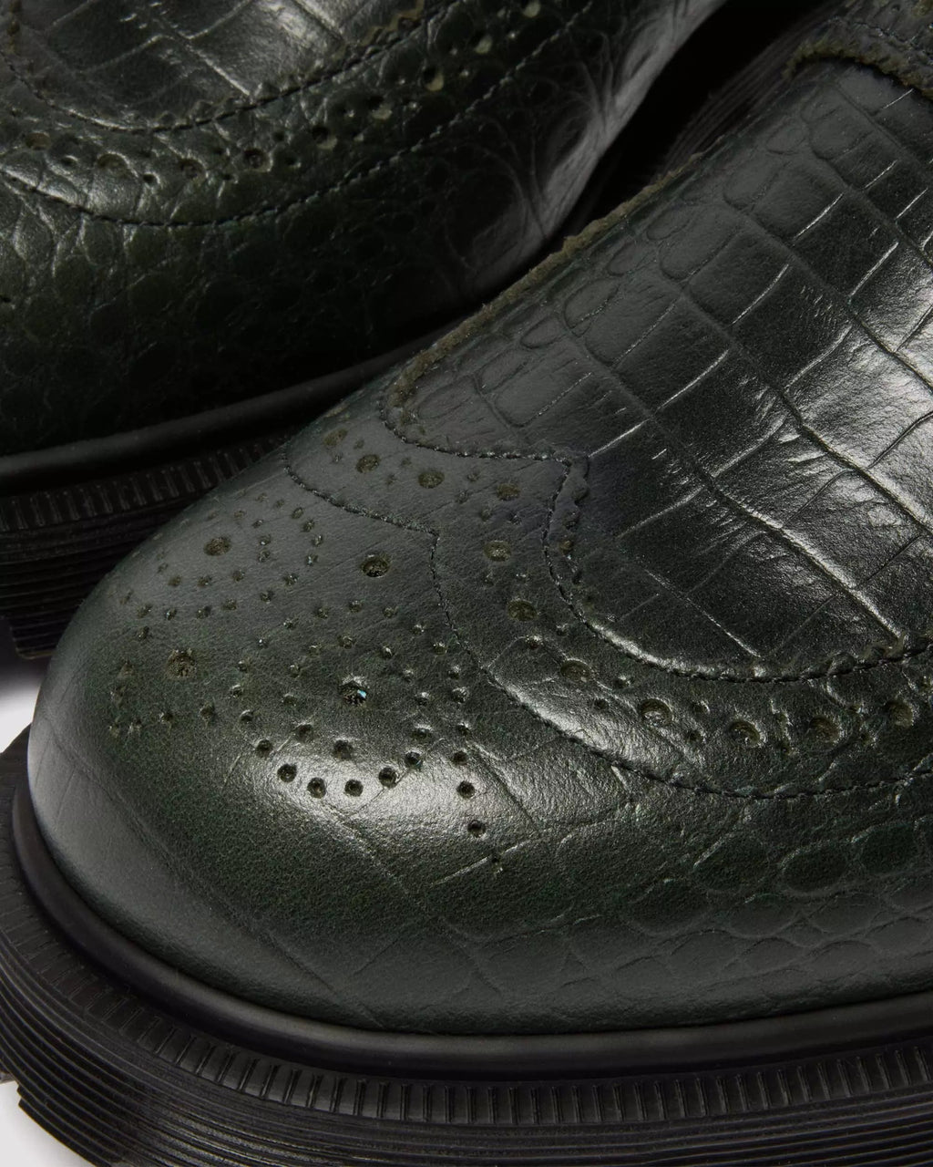 PENTON BROGUE Emboss Leather Loafers