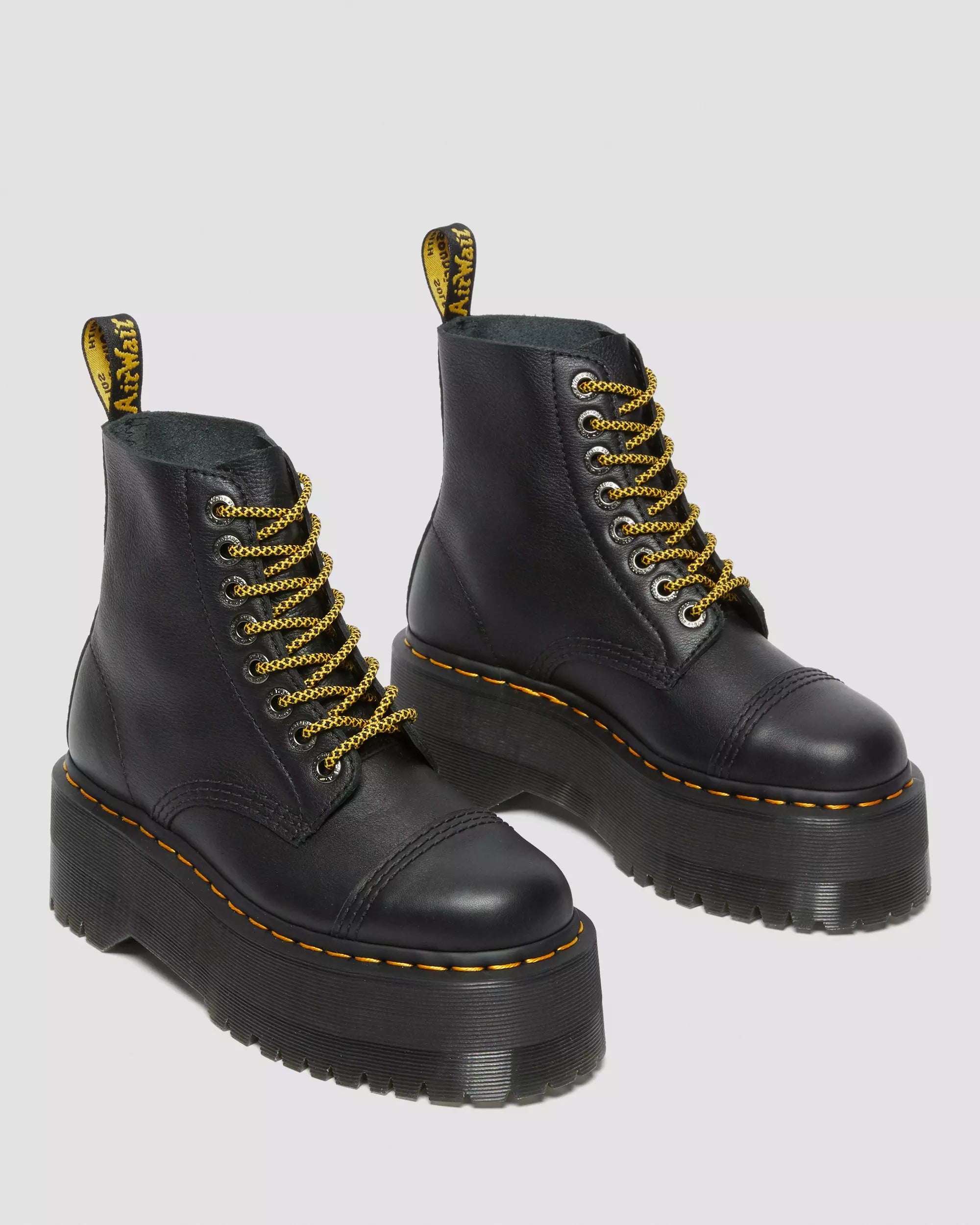 Sinclair Max Pisa Leather Platform Boots