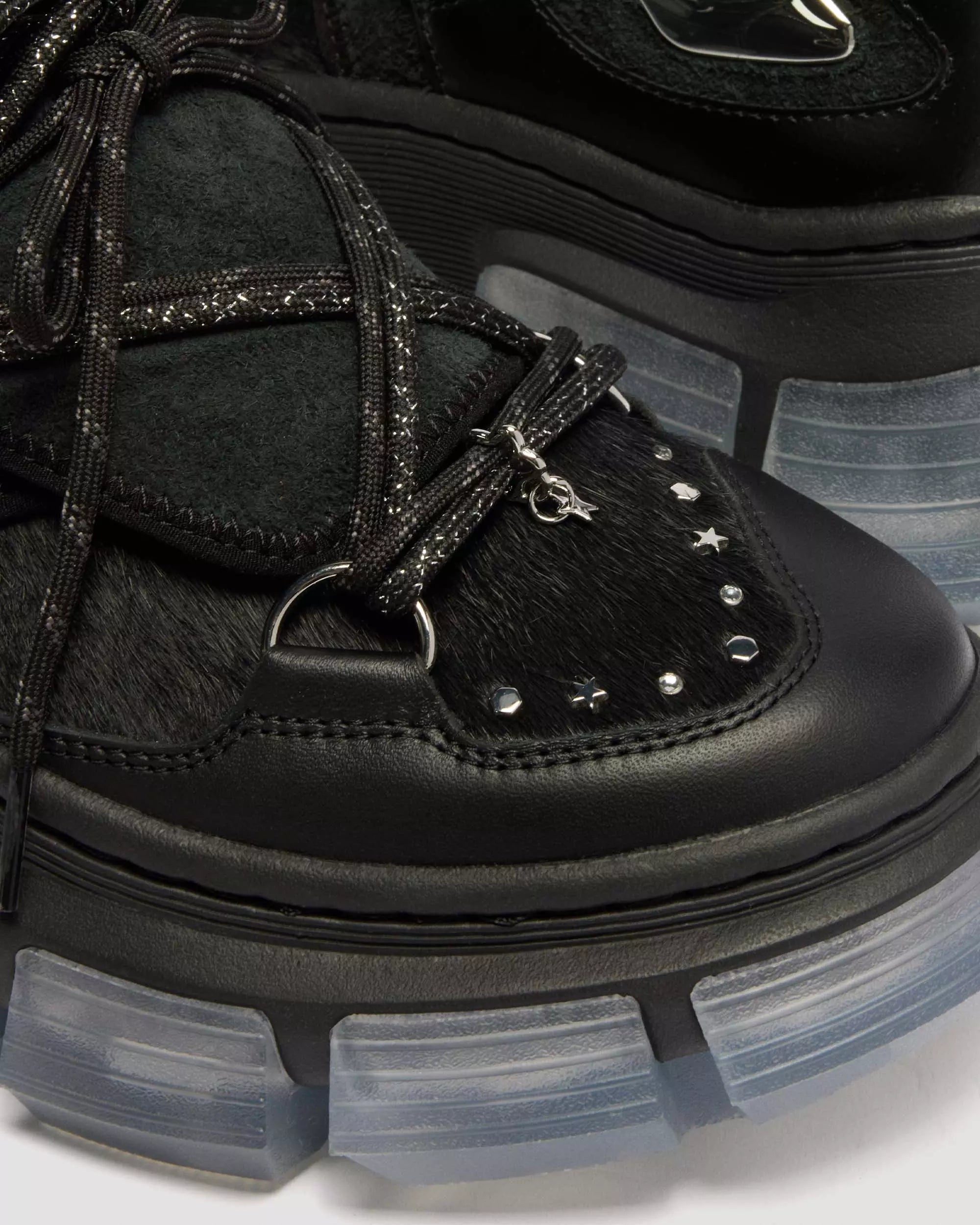 14XX DMXL 2.0 GUARD Virginia & Hair On Leather Platform Shoes