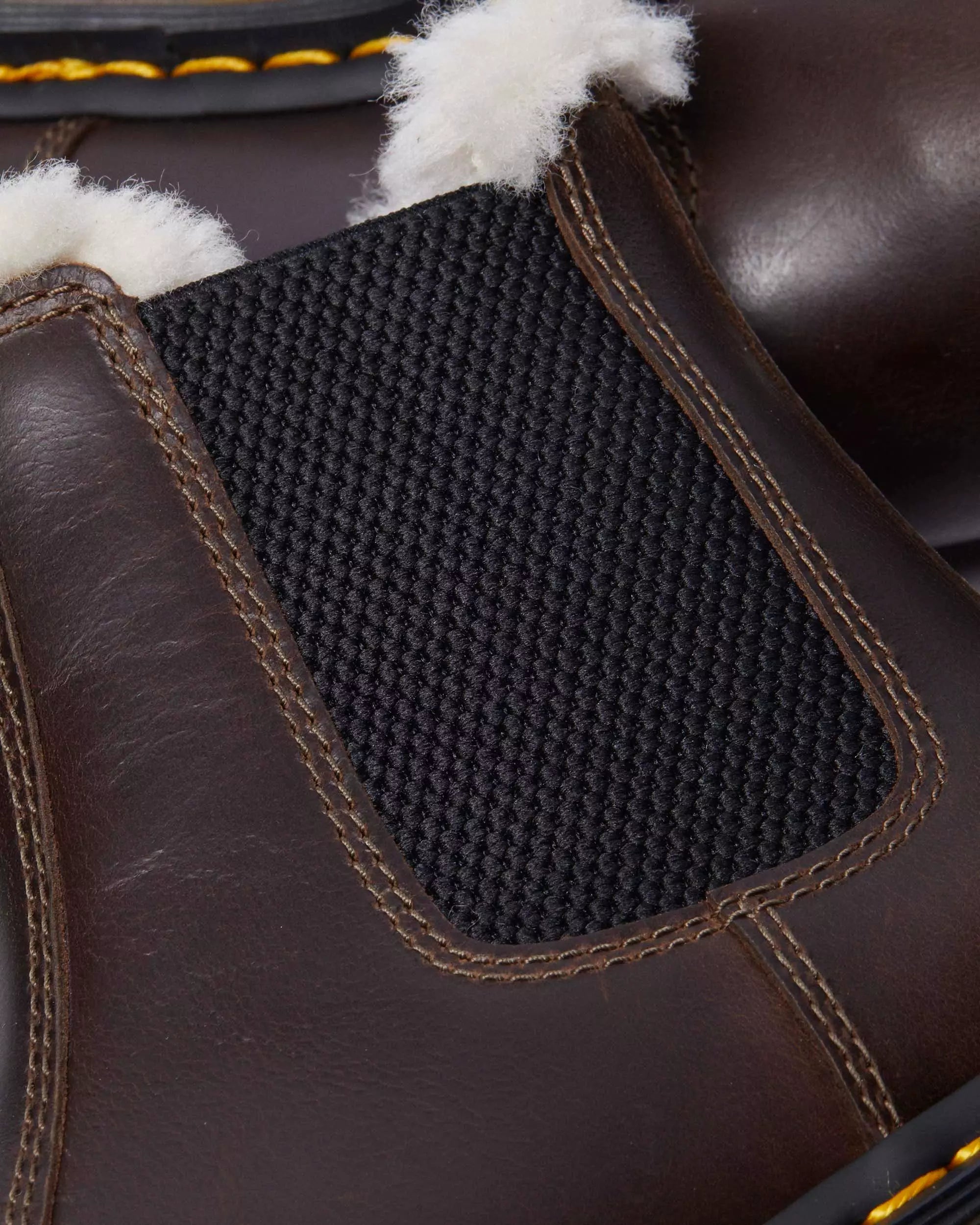2976 Women's Faux Fur Lined Chelsea Boots