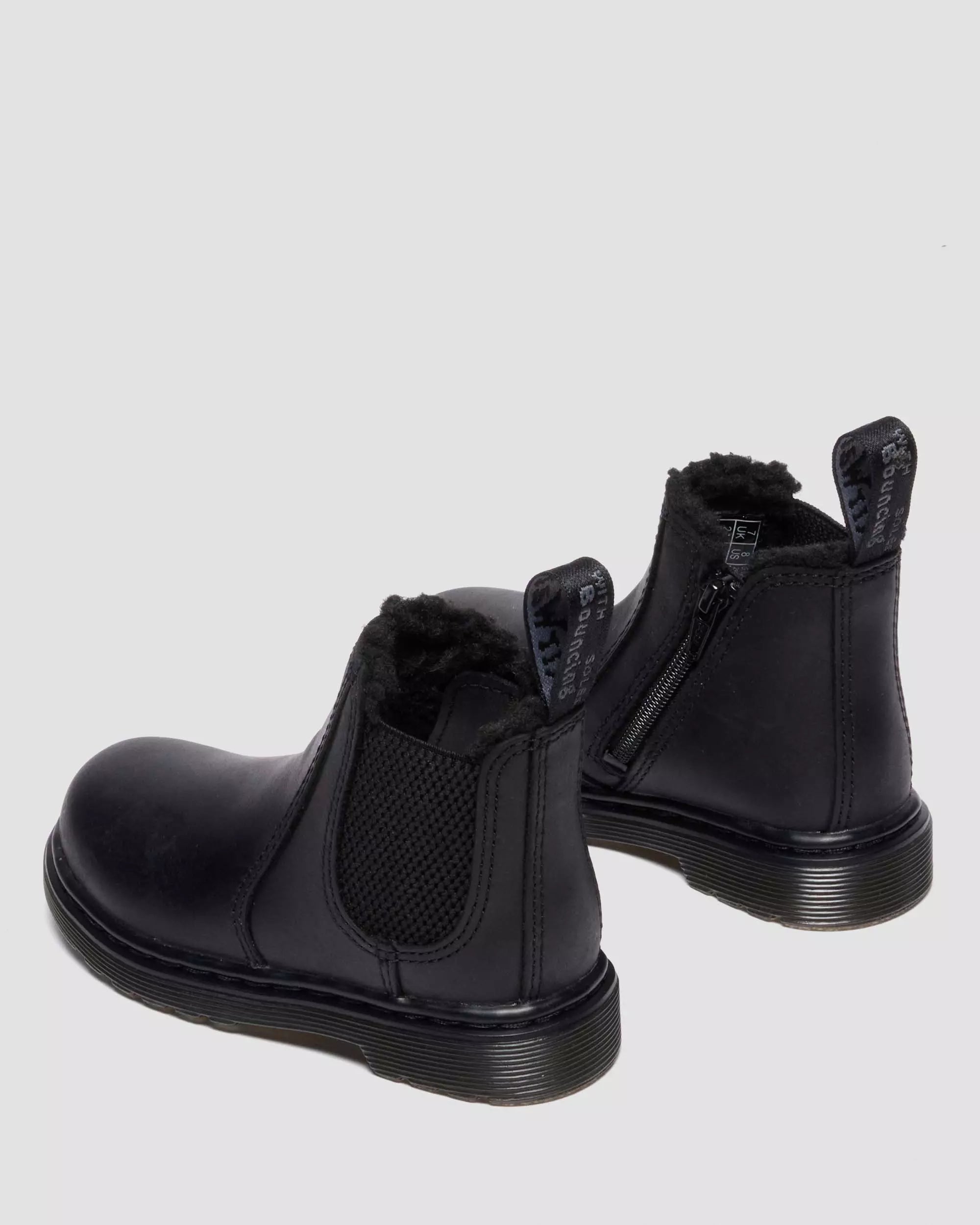 Toddler 2976 Faux Fur Lined Chelsea Boots