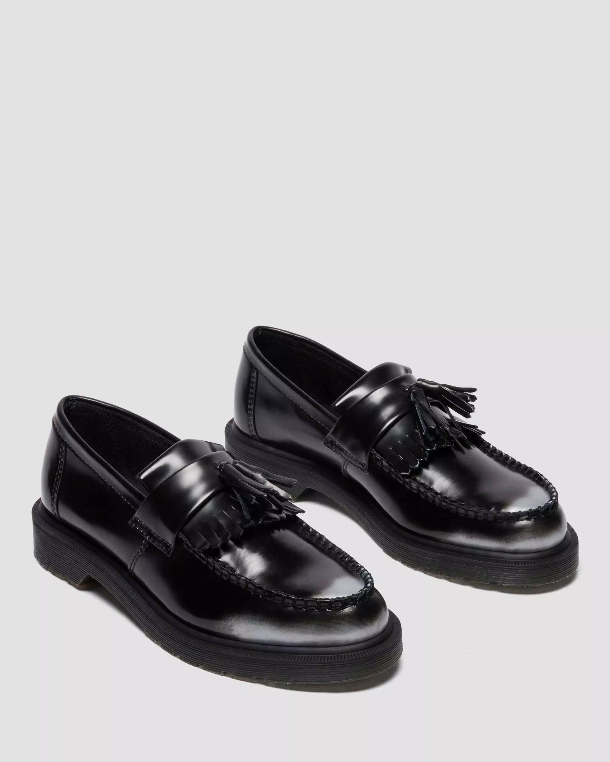 Adrian Arcadia Rub Off Leather Tassel Loafers