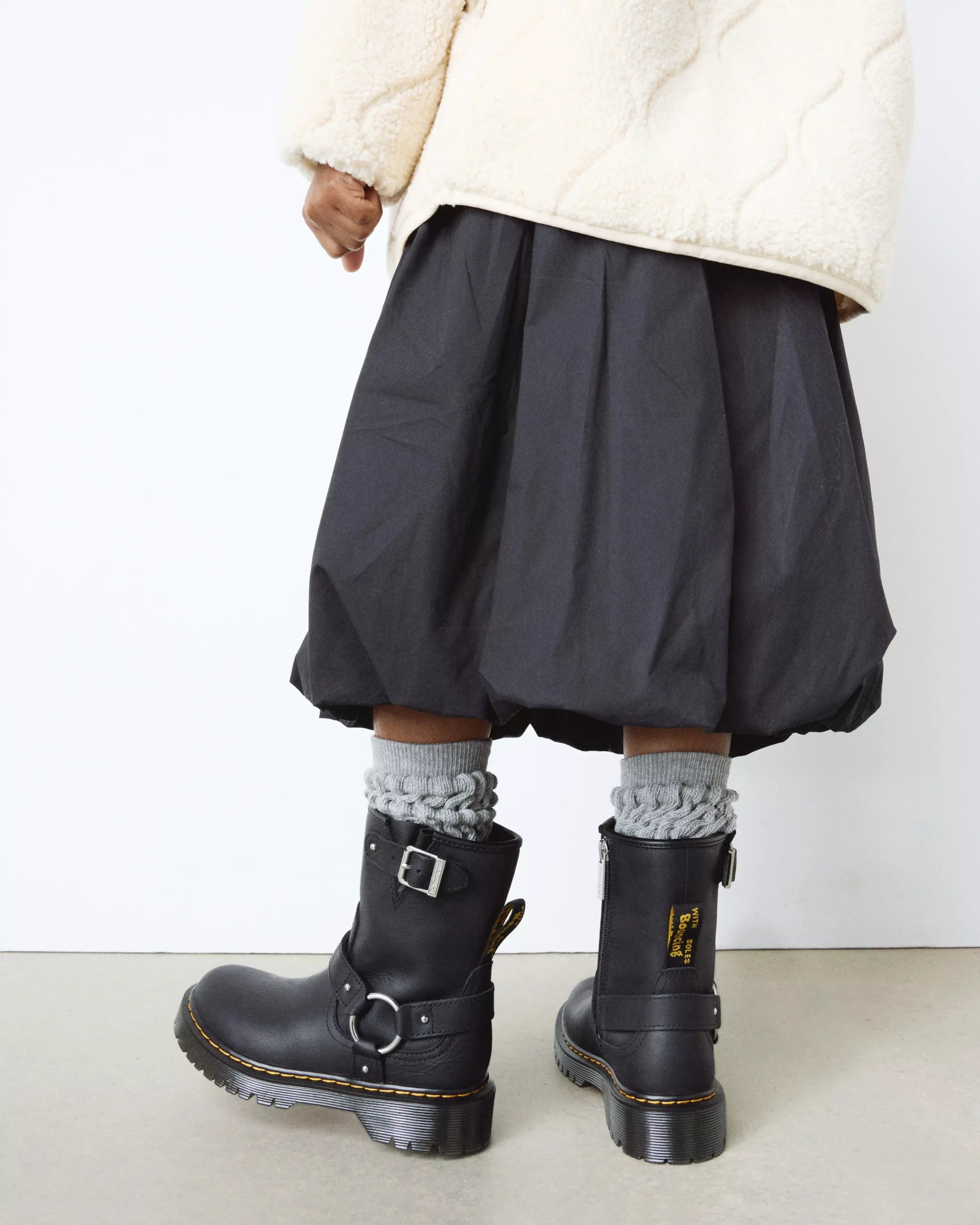 Genaya Junior Kids Leather Biker Boots