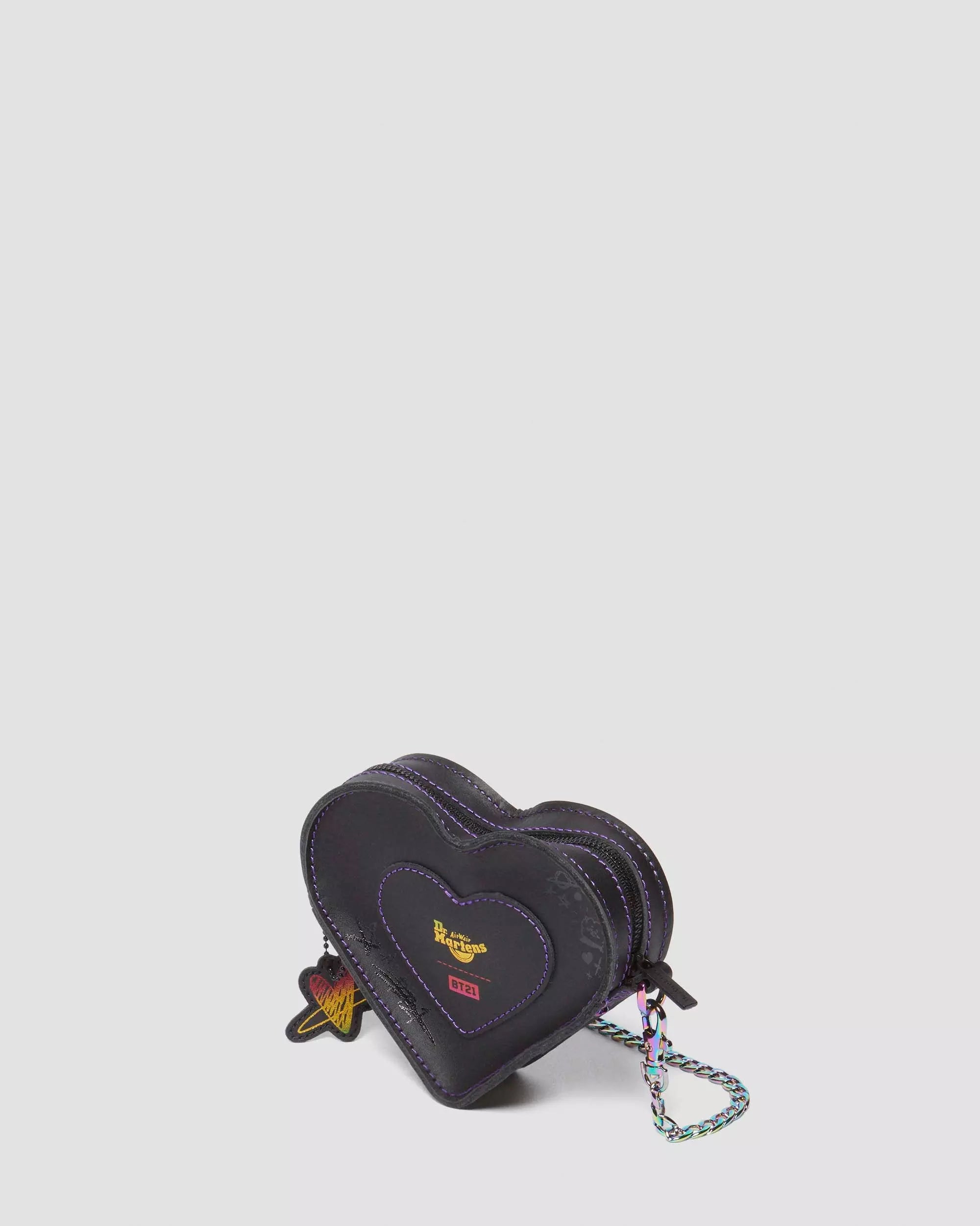 BT21 Mini Heart Bag Nappa Leather Heart Shaped Bag