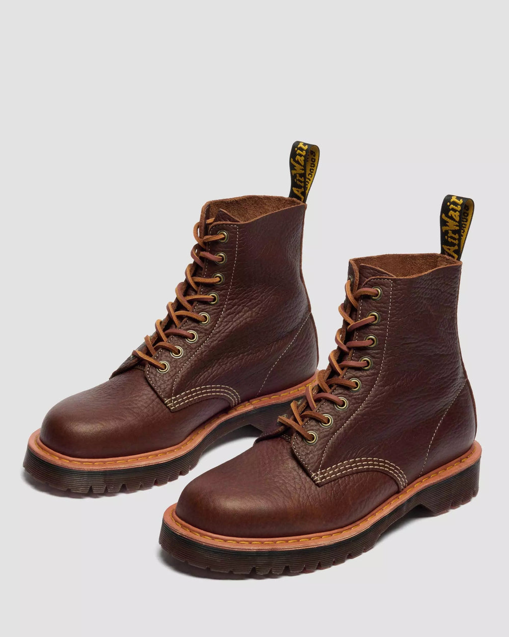 1460 Wild Grain Leather Lace Up Boots