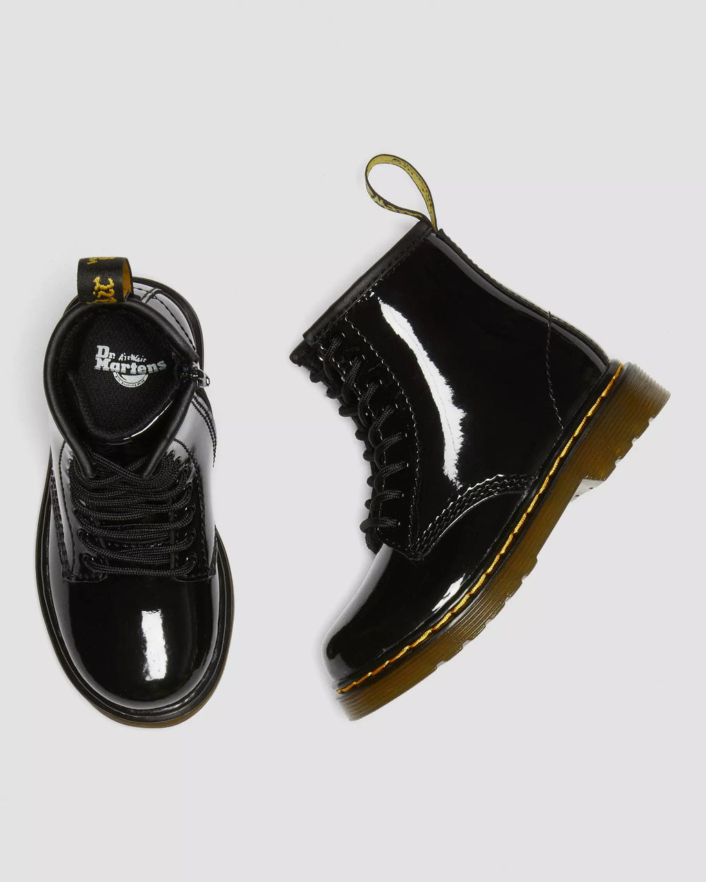 Toddler 1460 Patent Leather Lace Up Boots
