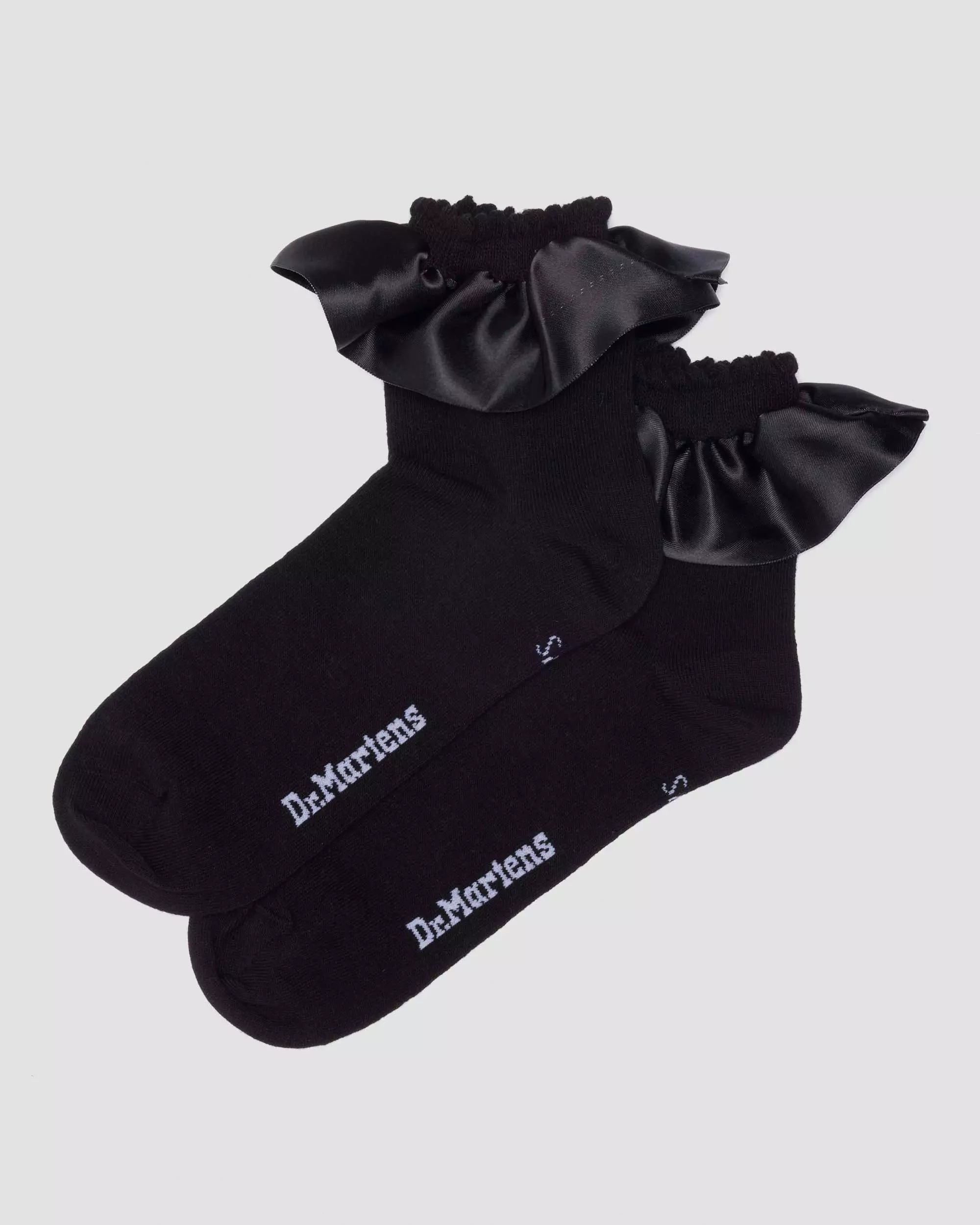 Satin Frill Socks Organic Cotton Blend