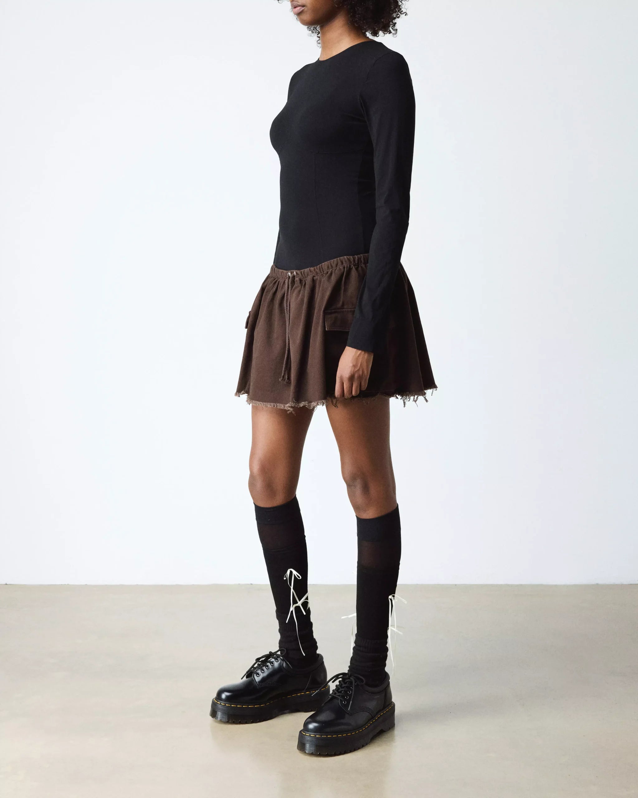 8053 Leather Platform Casual Shoes