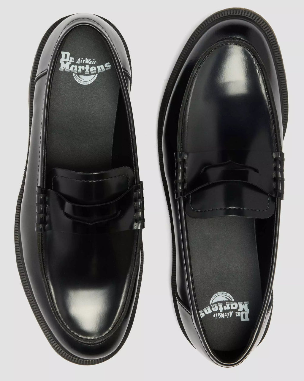 Mayfare Polished Smooth Leather Penny Loafers