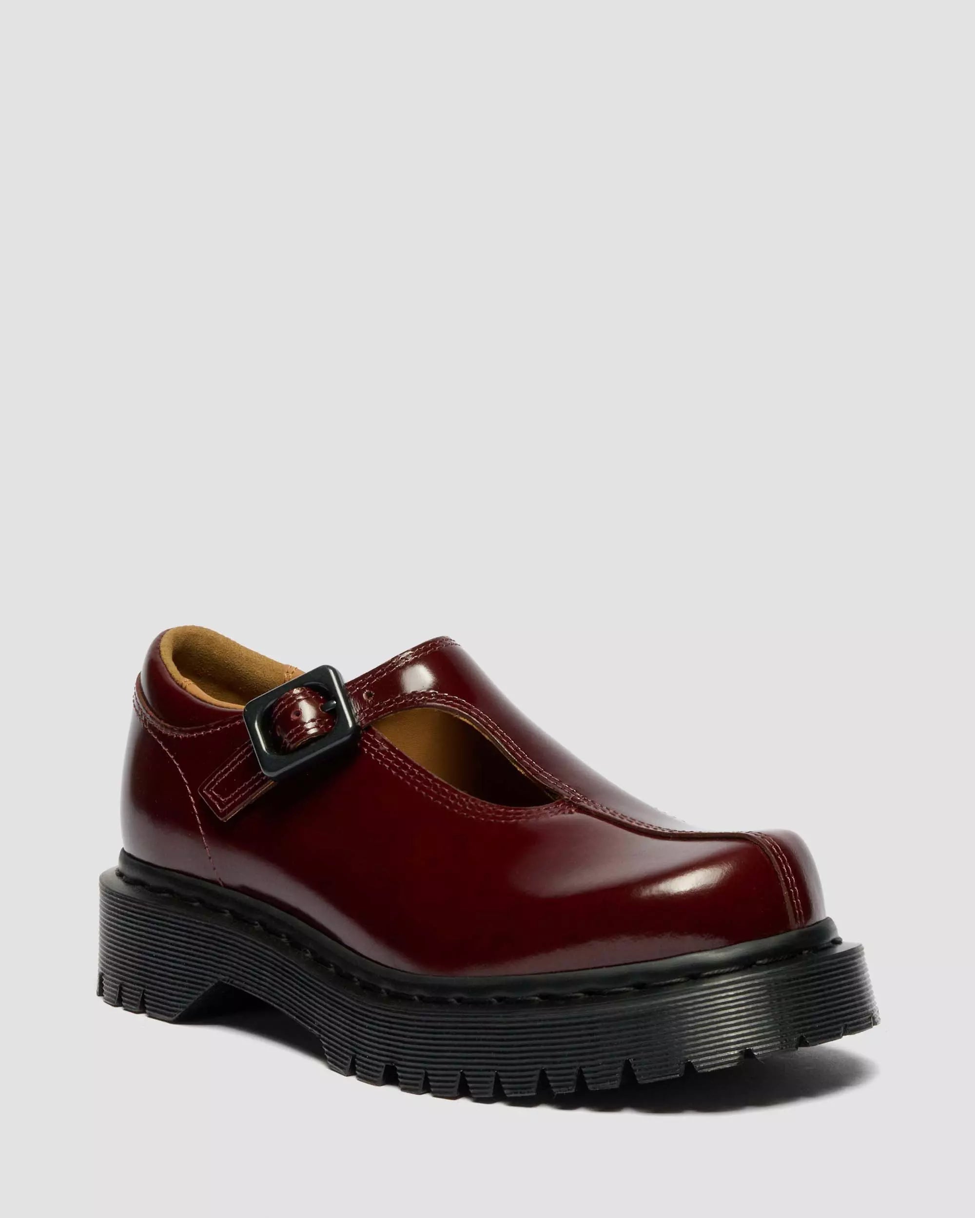 Rejena Mary Jane Lacquered Leather Shoes