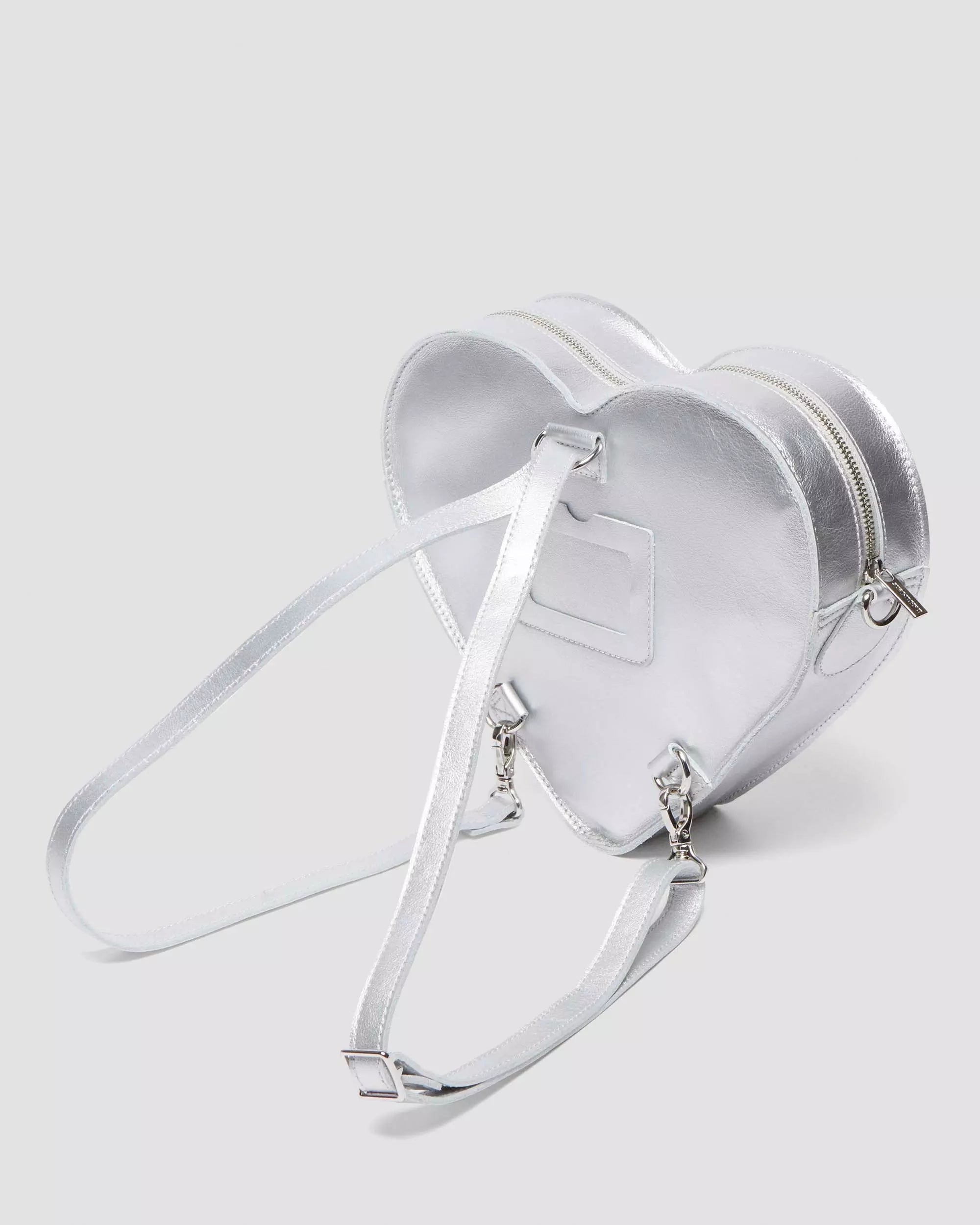 HEART BACKPACK Milled Metallic Backpack