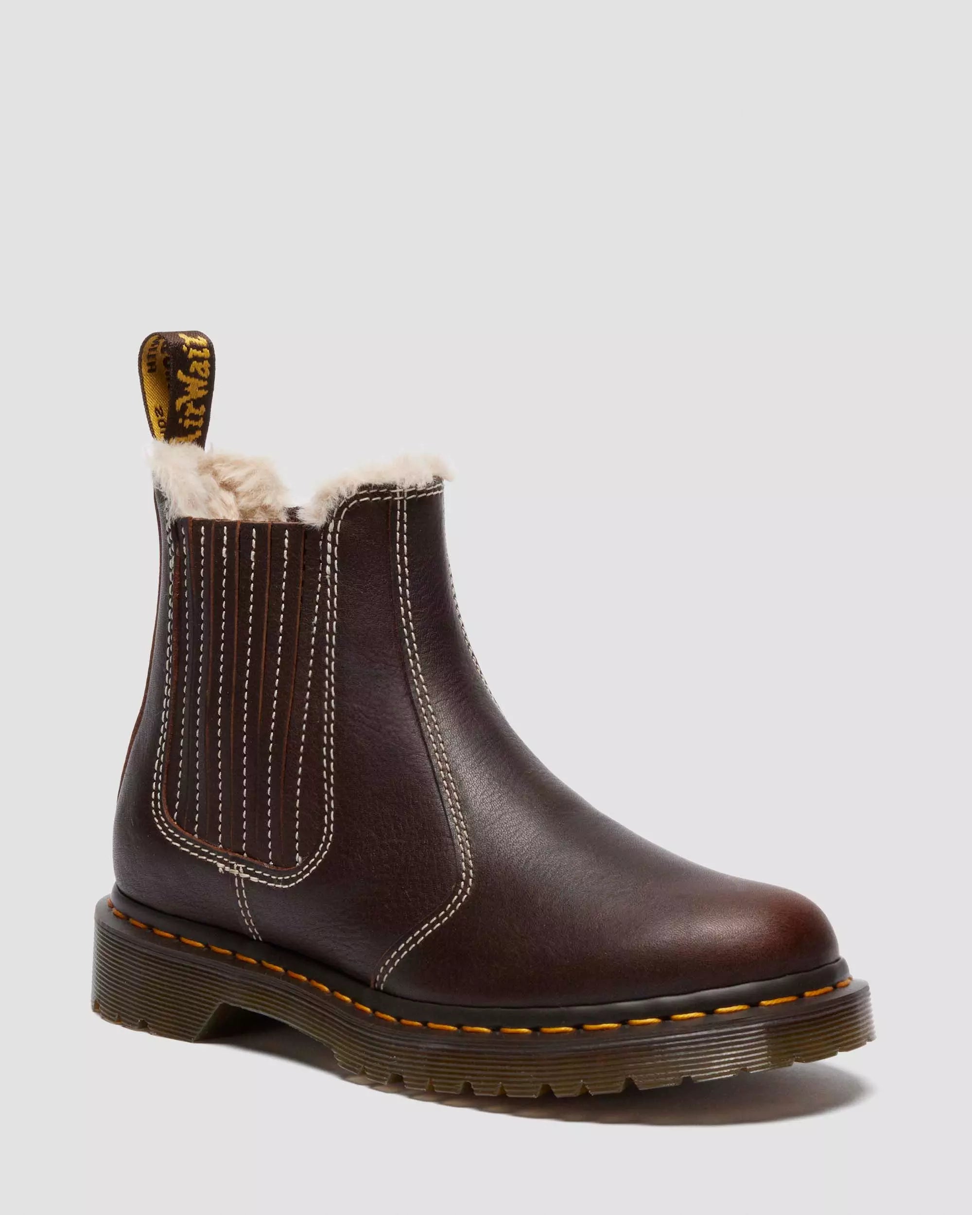 2976 Leonore II Faux Fur Lined Grizzly Leather Chelsea Boots