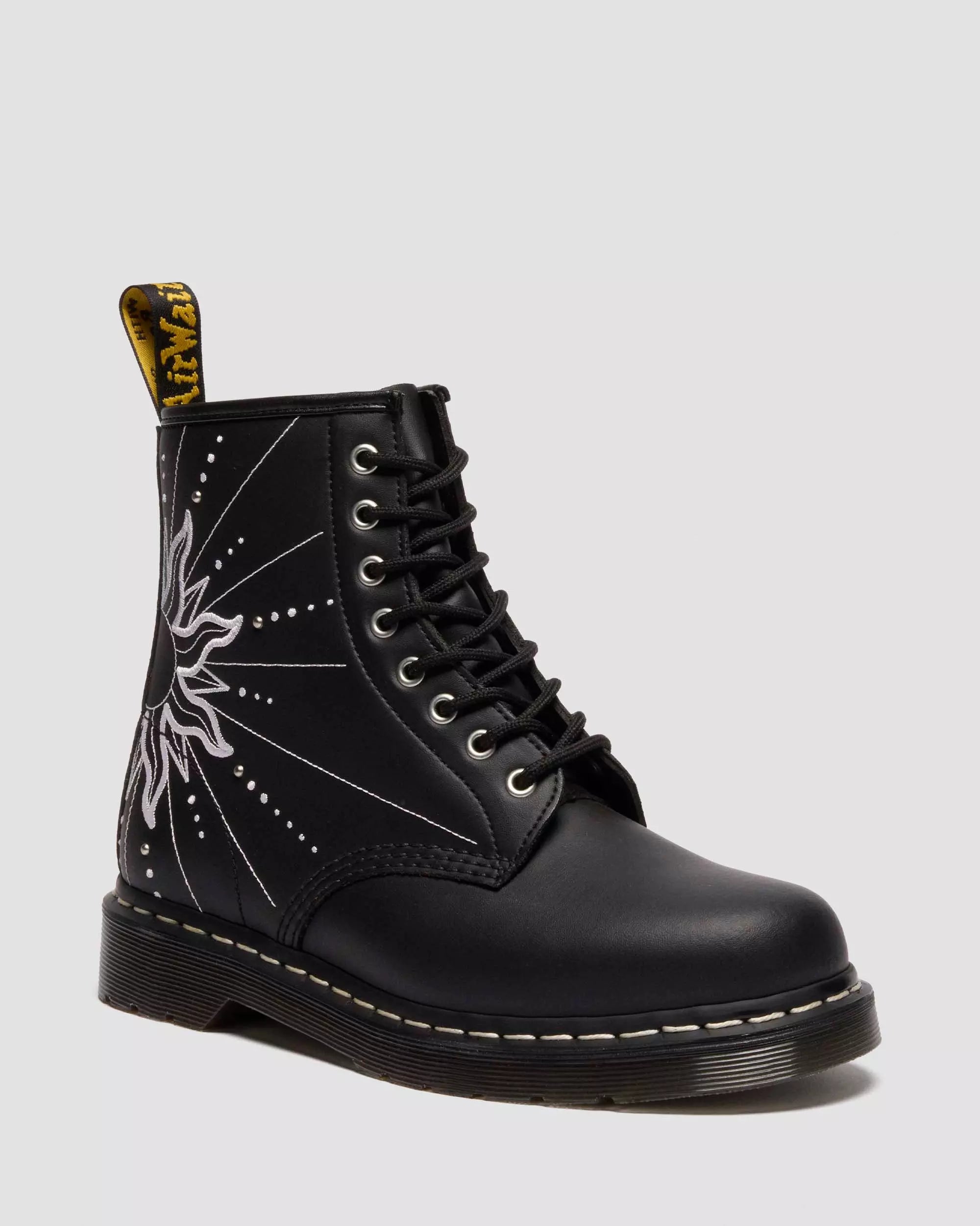 1460 SOLAR FLARE Reclaimed Leather Lace Up Boots