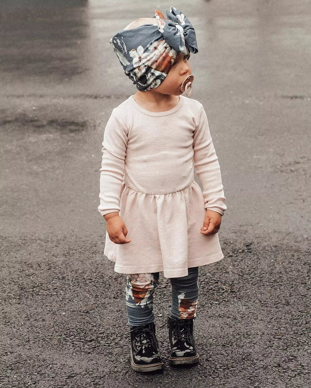 Infant 1460 Patent Leather Lace Up Boots