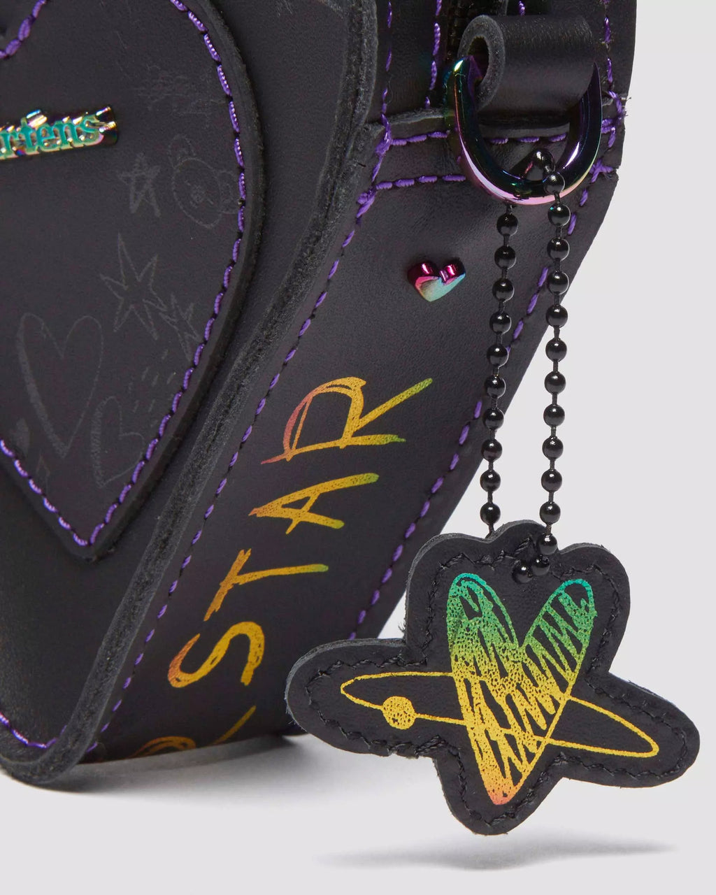 BT21 Mini Heart Bag Nappa Leather Heart Shaped Bag