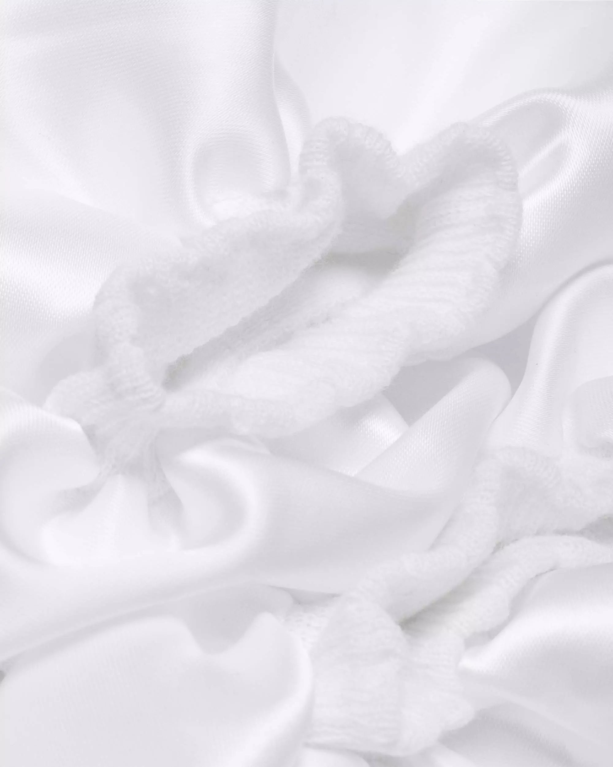 Satin Frill Socks Organic Cotton Blend