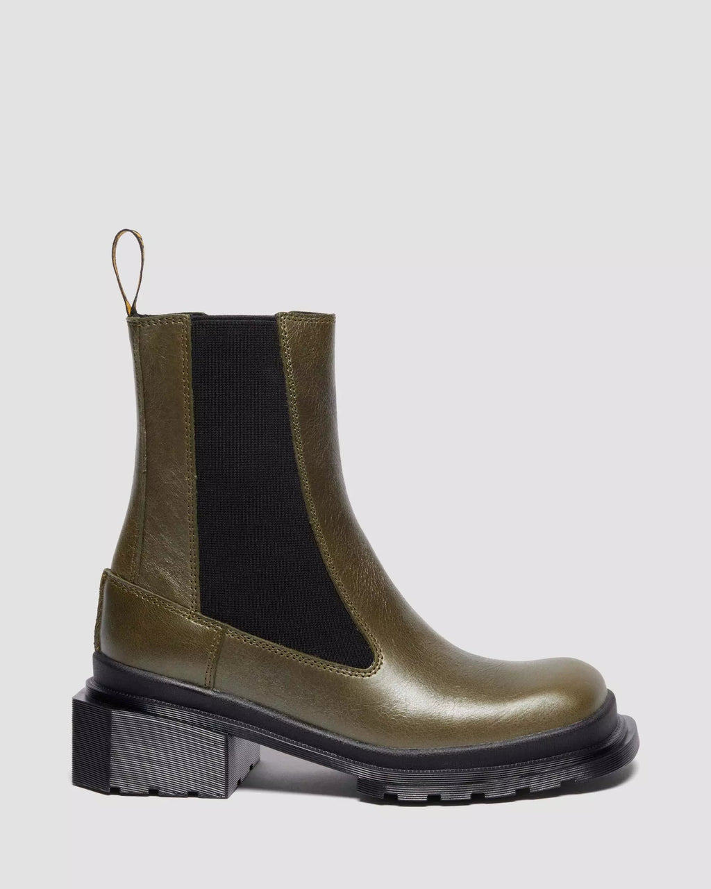 MAYBOLE CHELSEA Square Toe Leather Boots