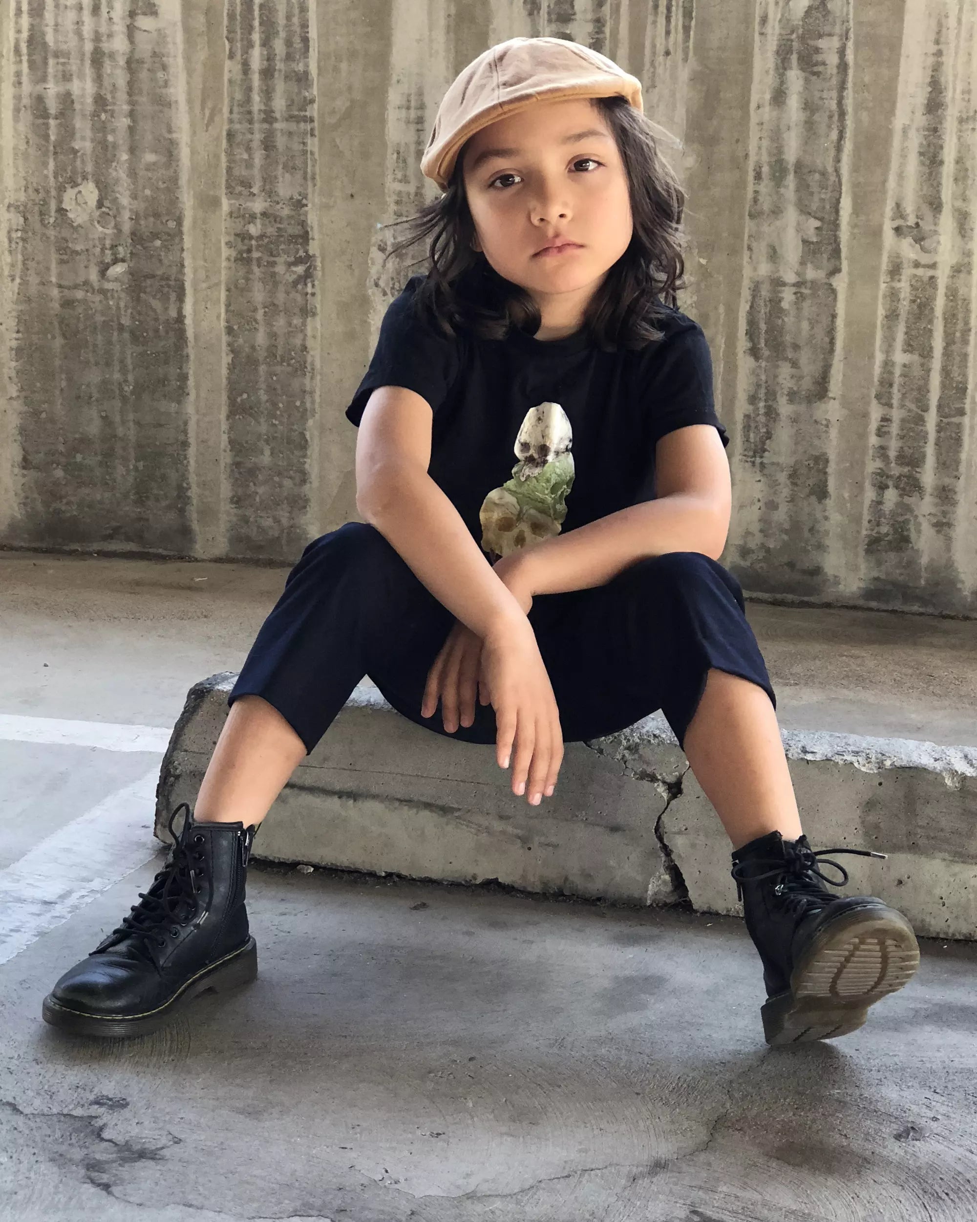 Junior 1460 Softy T Leather Lace Up Boots
