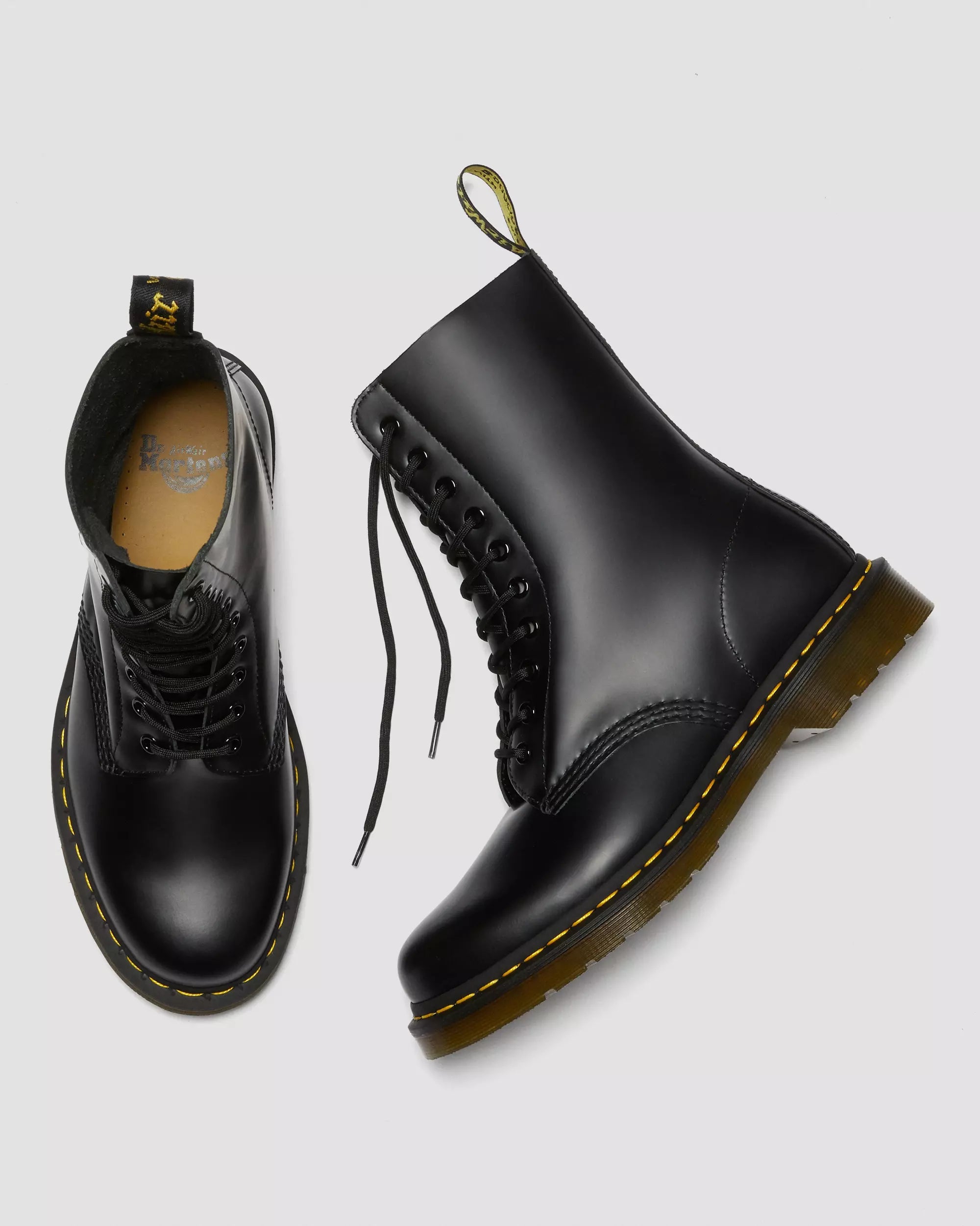 1490 Smooth Leather Mid Calf Boots