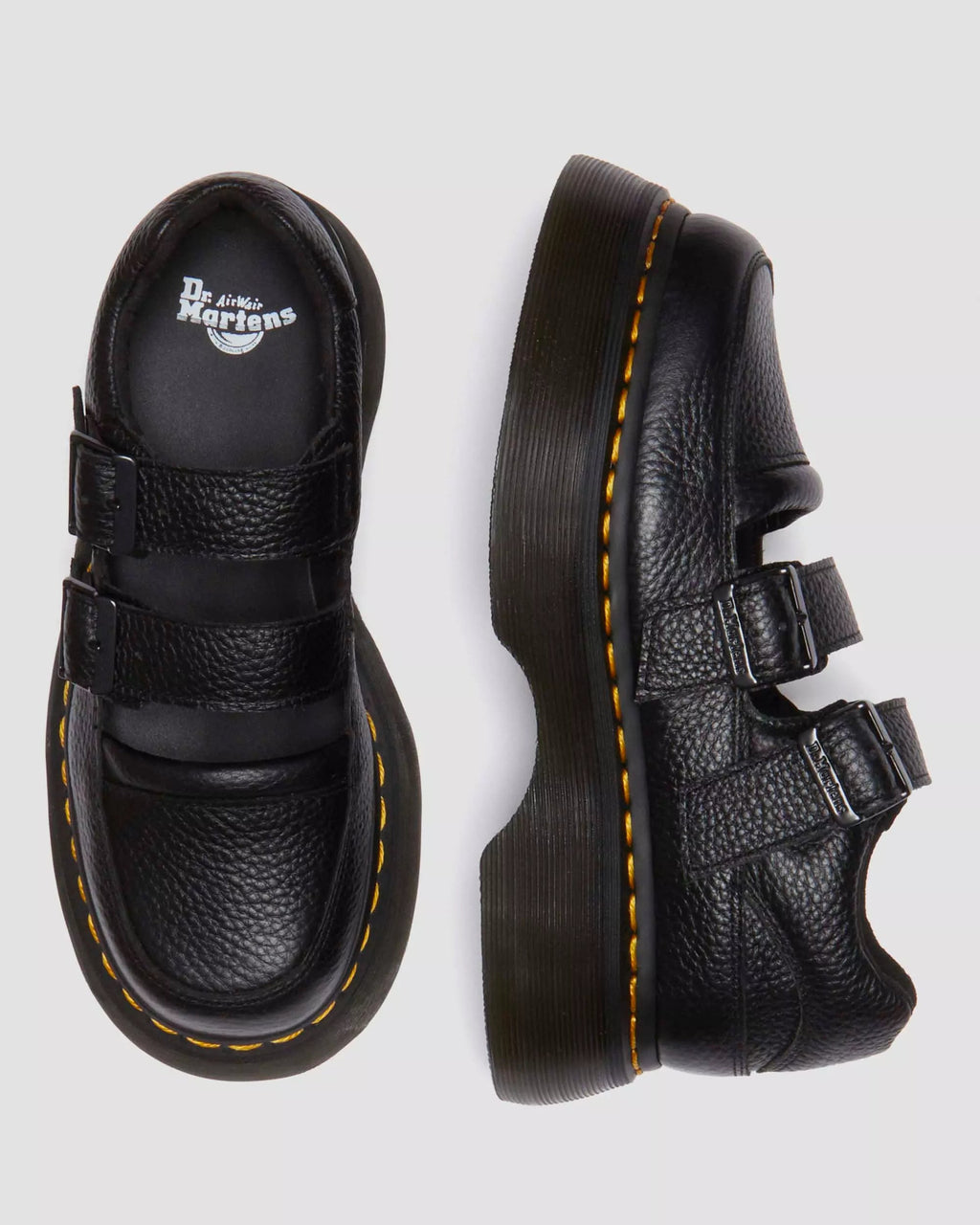 Buzz Milled Napa Leather Mary Jane Shoes