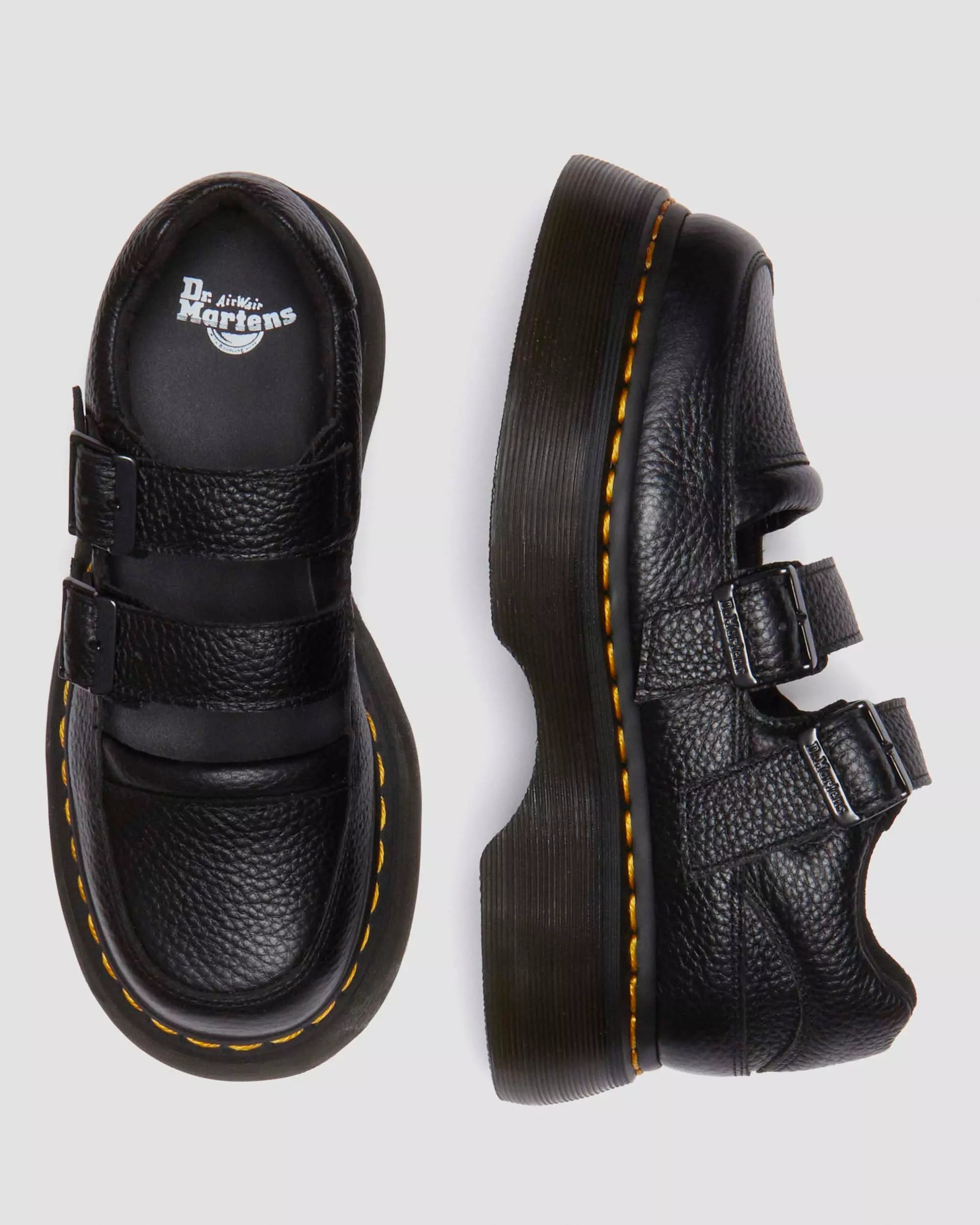 Buzz Milled Napa Leather Mary Jane Shoes