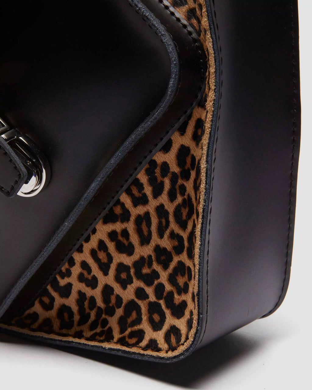 Heart Bag Leopard Kiev Leather Backpack