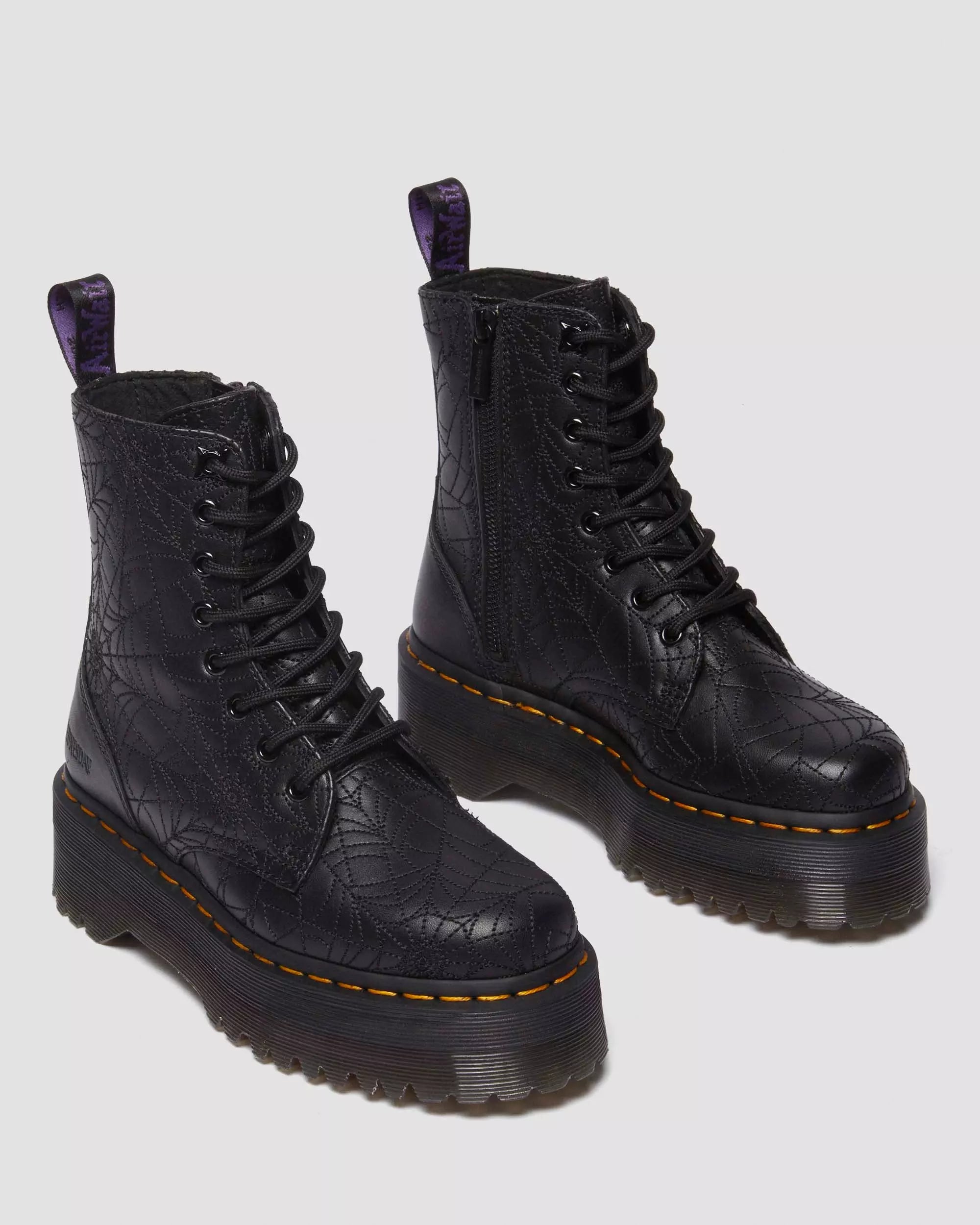Jadon Wednesday Leather Platform Boots
