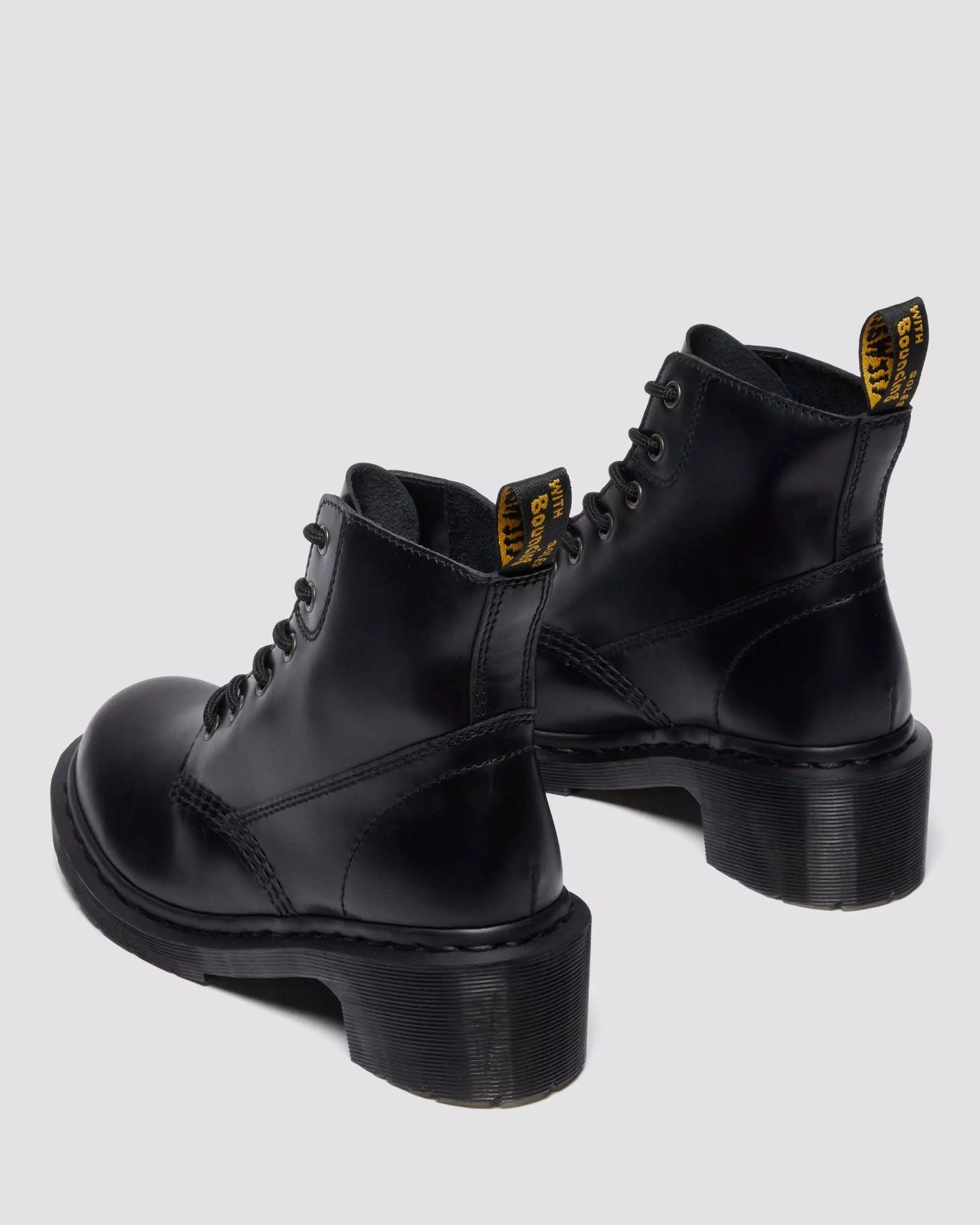ALDERSTONE Orleans Leather Lace Up Ankle Boots