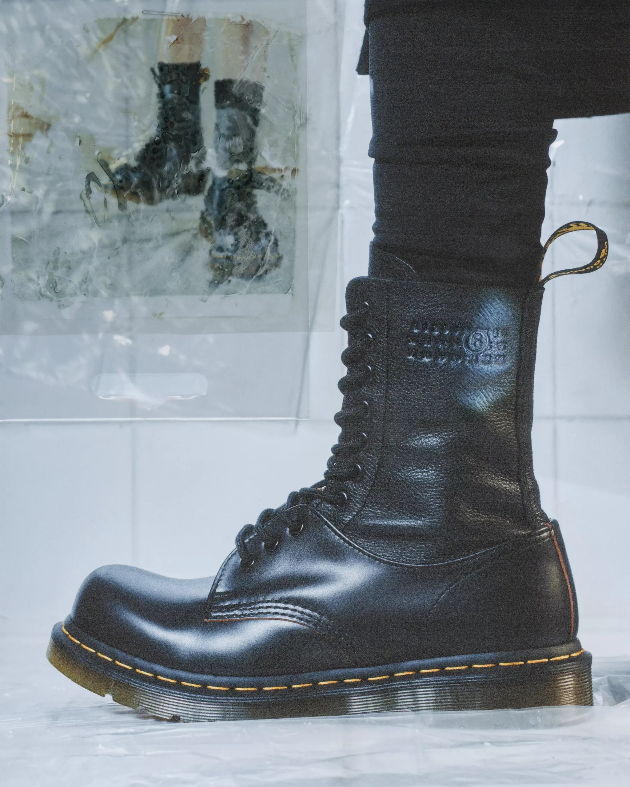 1490 / 1461 MM6 Leather Lace Up Boots