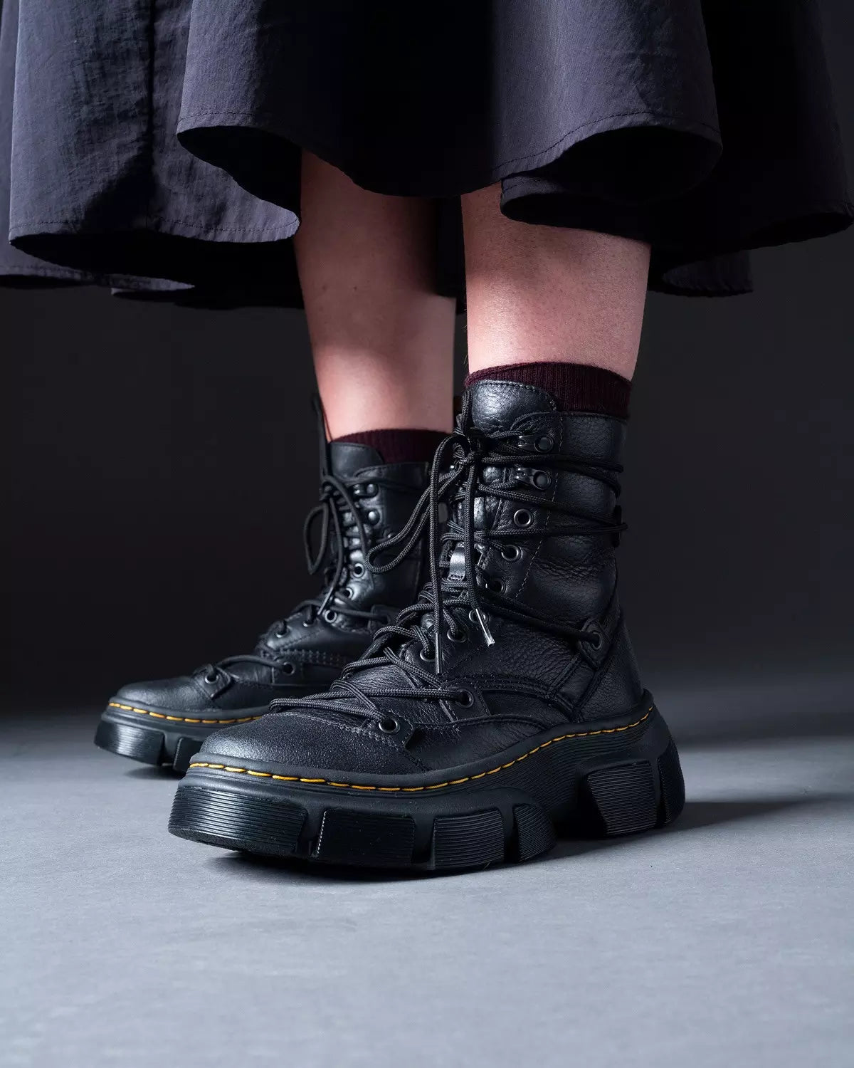 DMXL 8-Eye Leather Boots
