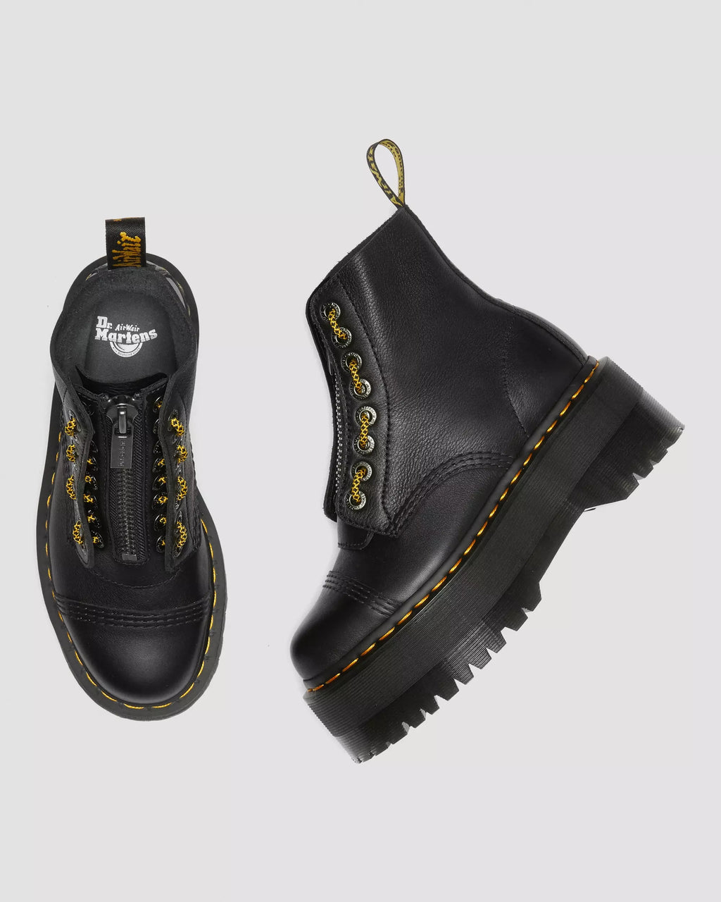 Sinclair Max Pisa Leather Platform Boots