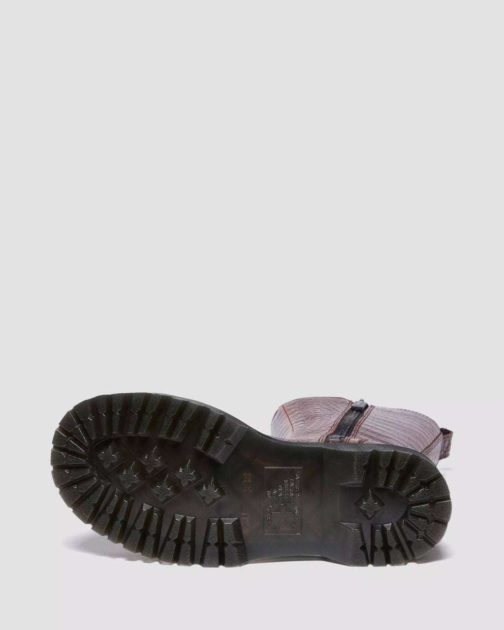 REJENA Croc Emboss Leather Boots