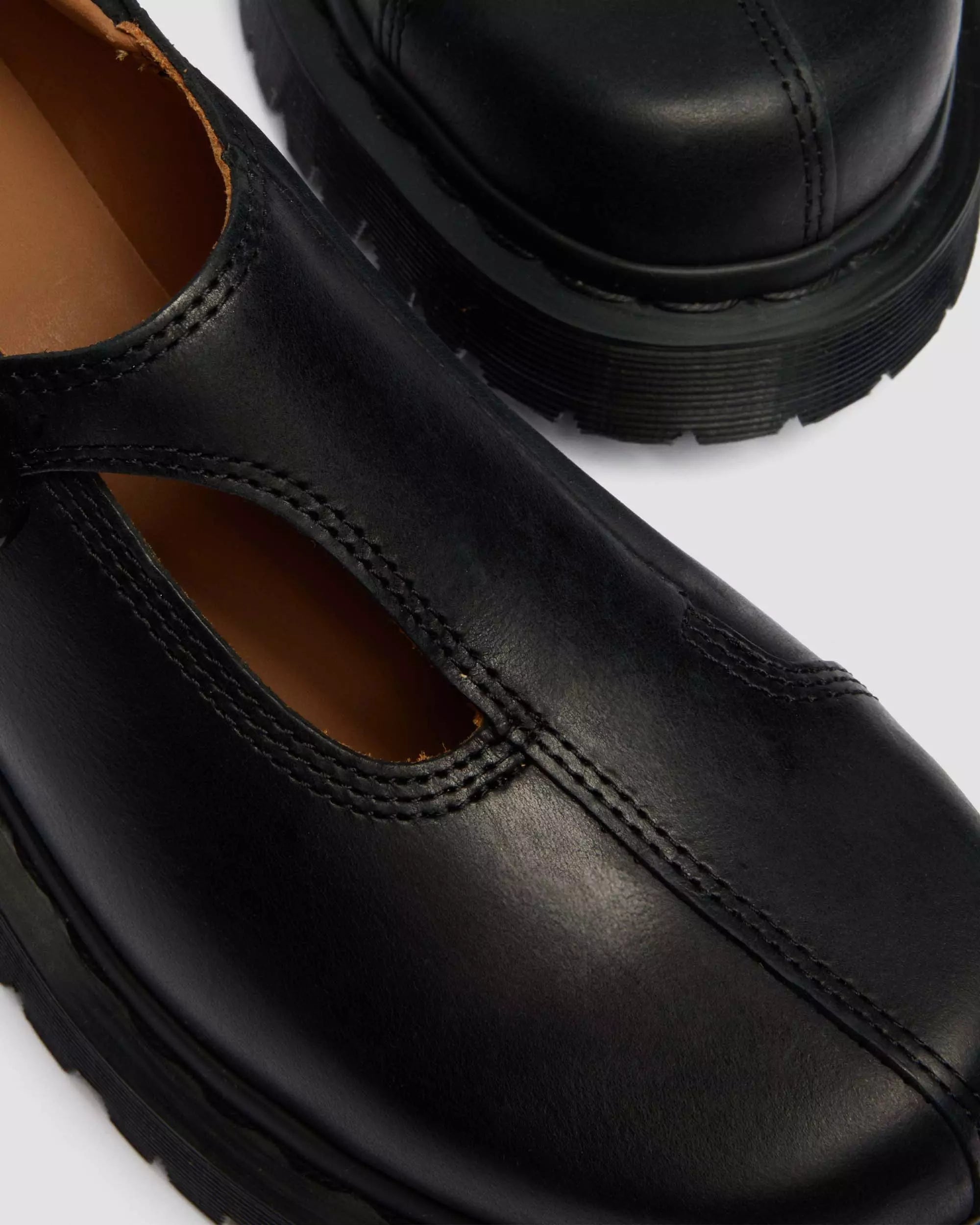 REJENA MARY JANE Old Harness Leather Shoes