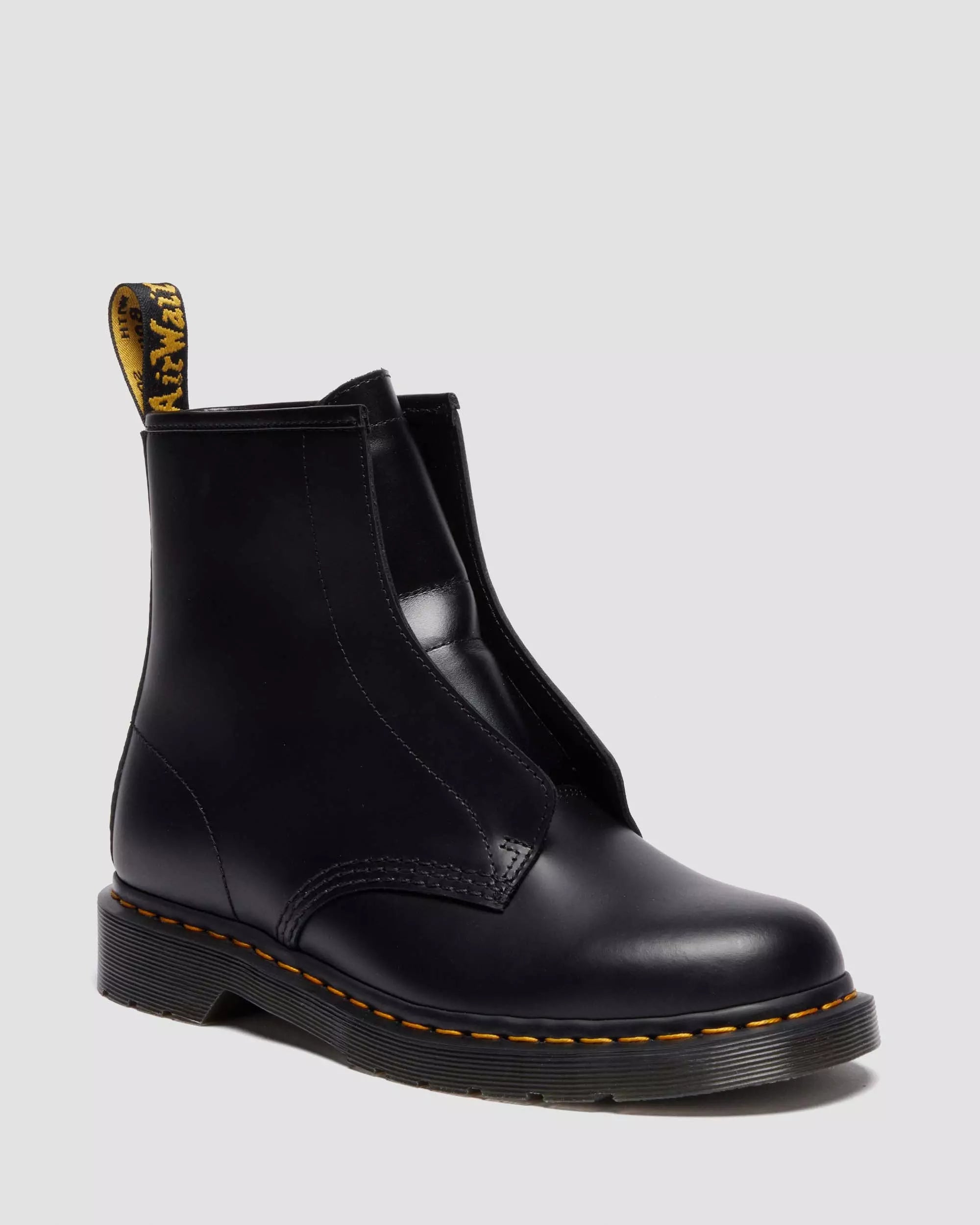 1460 LACELESS Smooth Leather Slip On Boots