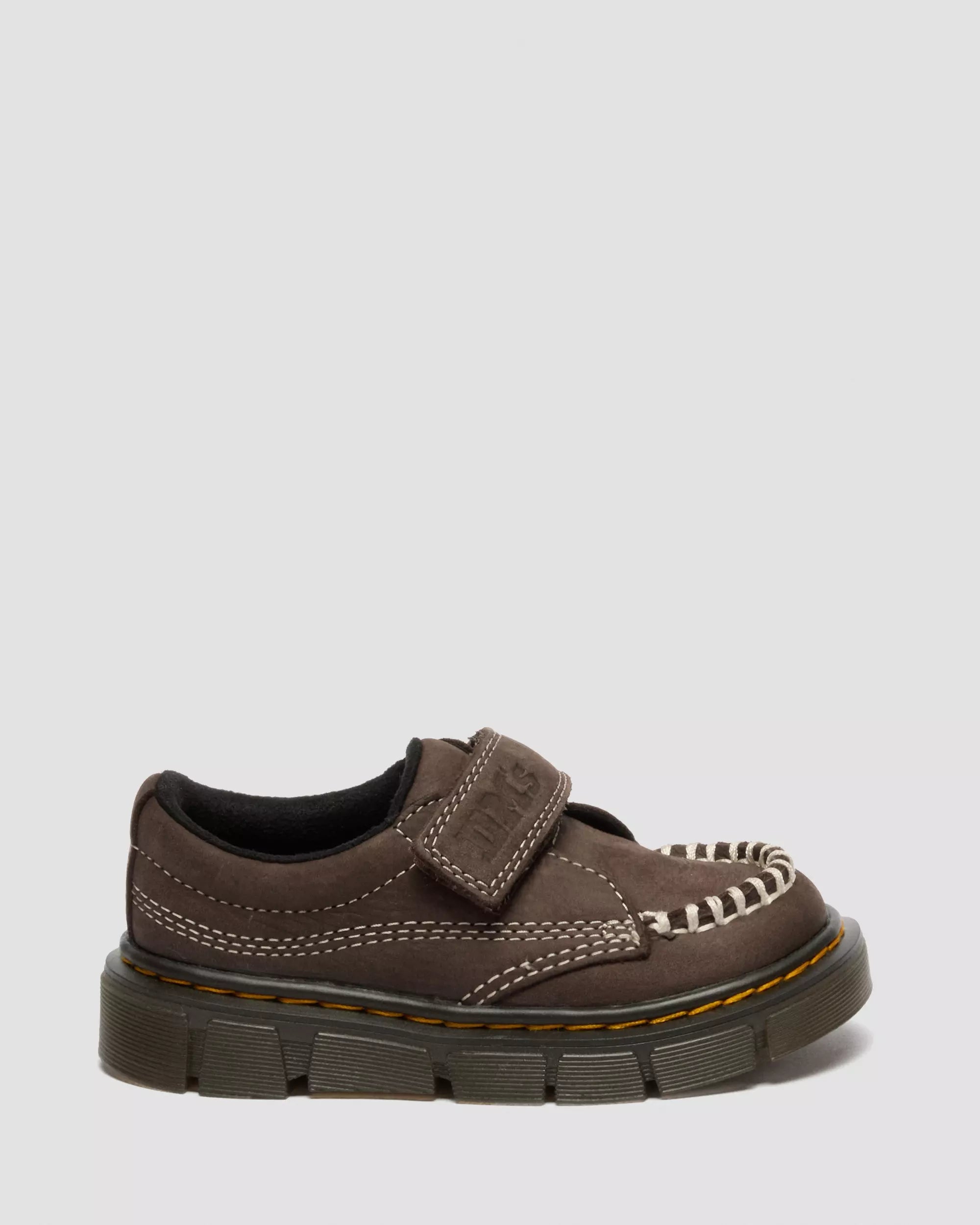 Toddler Raffe Strap Tumbled Nubuck Moc Toe Shoes