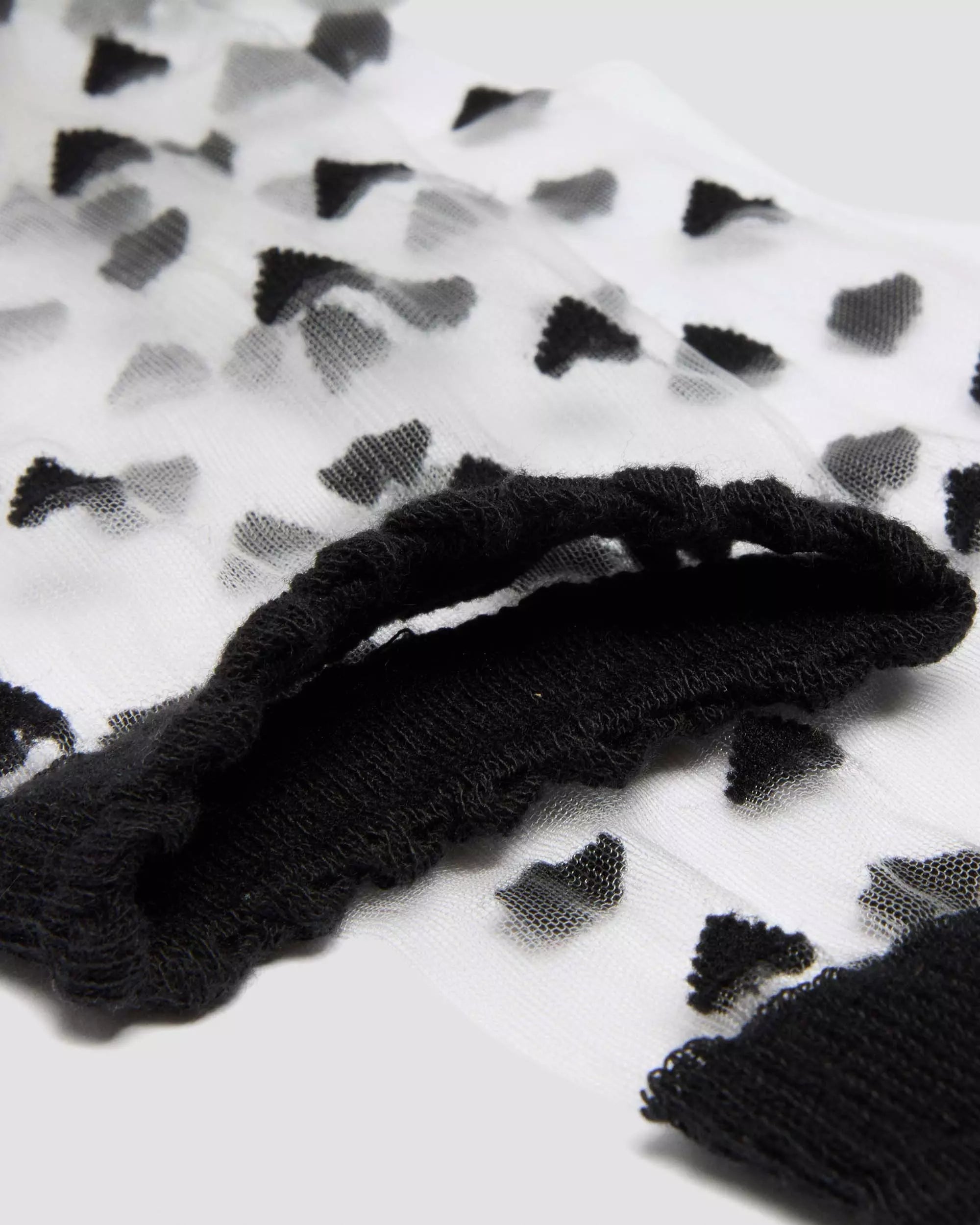 SHORT HEART MESH SOCKS Organic Cotton Blend & Mesh