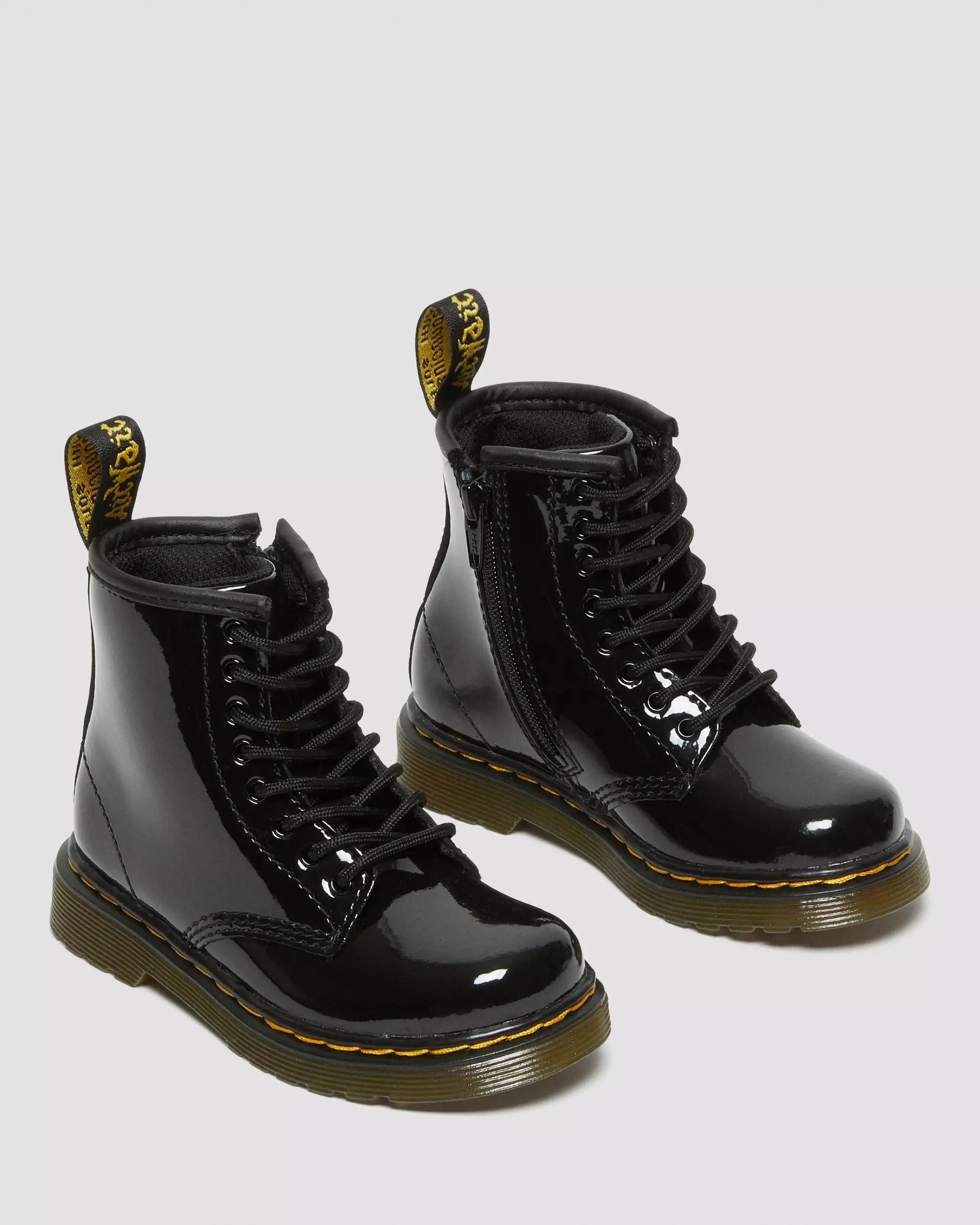 Toddler 1460 Patent Leather Lace Up Boots