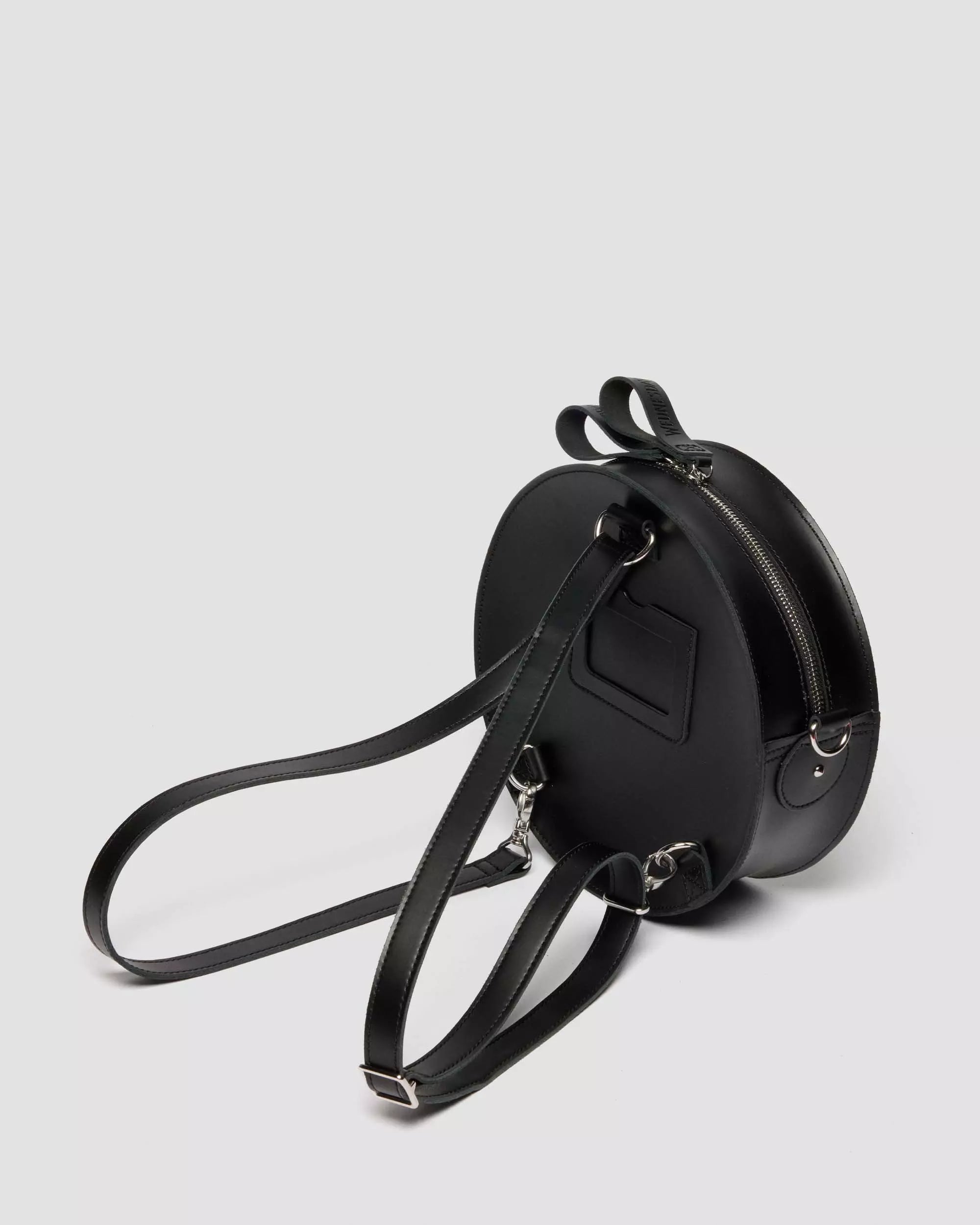 Wednesday Round Backpack Velvet & Kiev Leather Bag