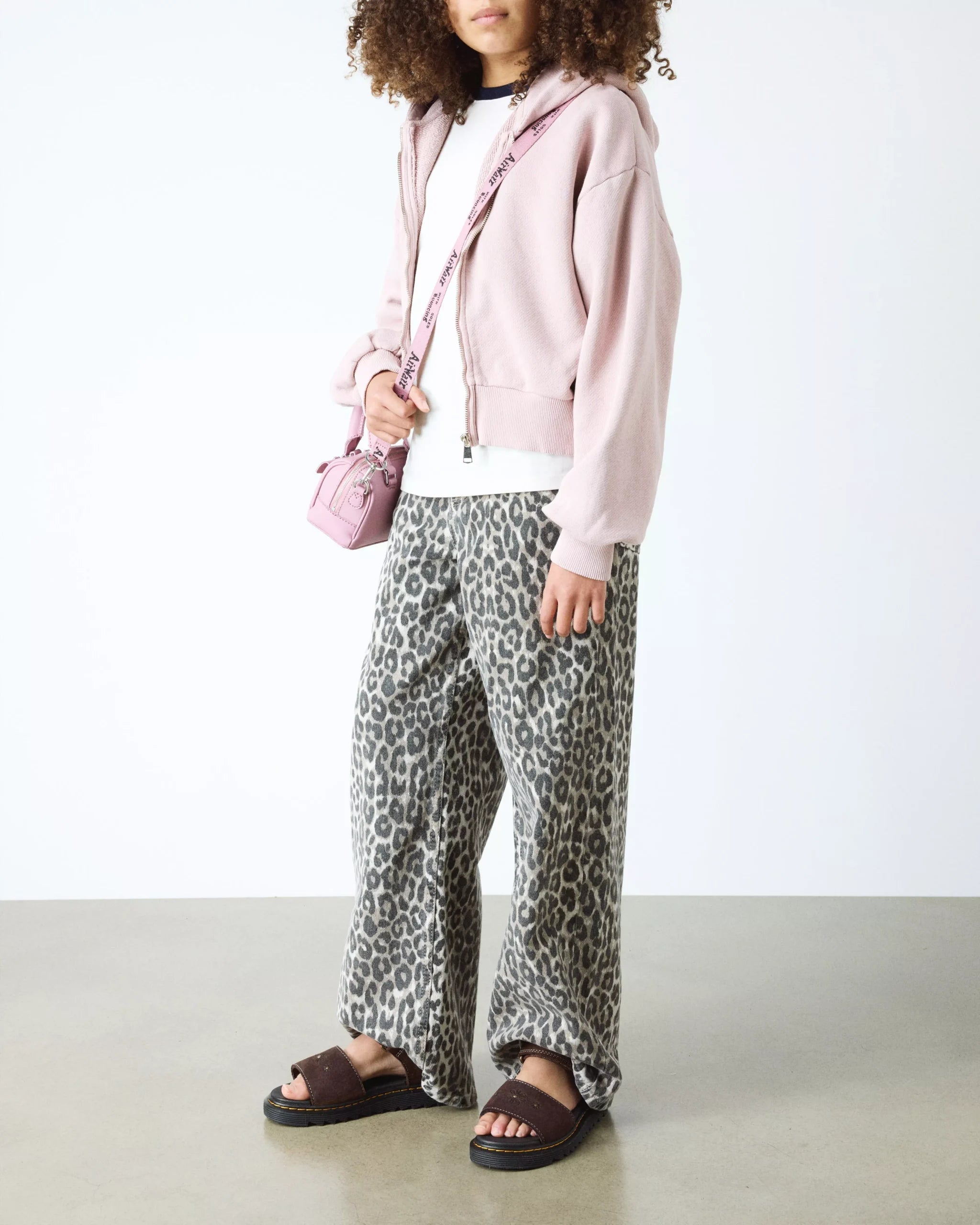Youth Marlowe Flower Debossed Nubuck Strap Sandals