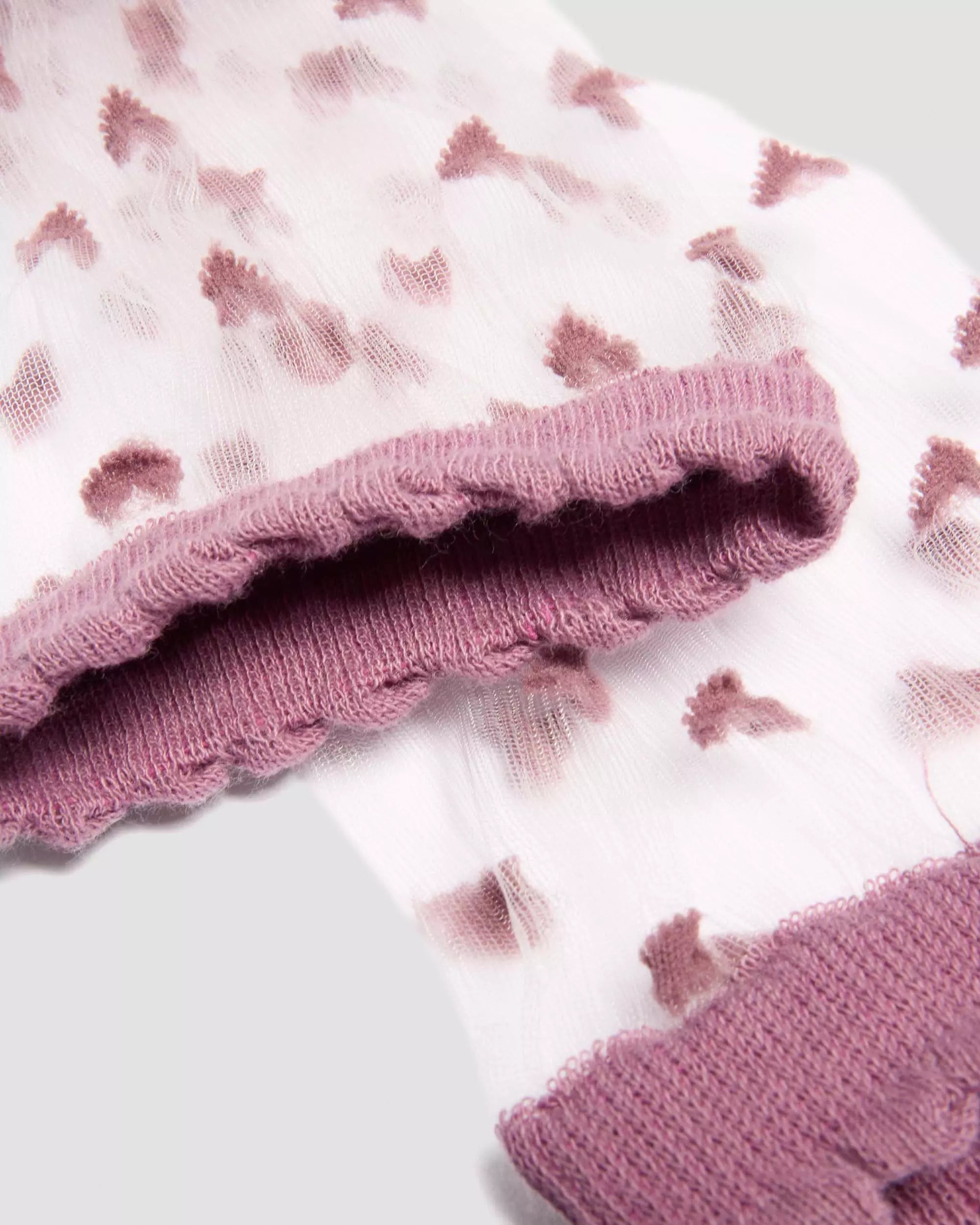 SHORT HEART MESH SOCKS Organic Cotton Blend & Mesh