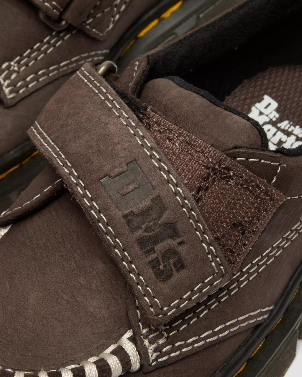 Toddler Raffe Strap Tumbled Nubuck Moc Toe Shoes