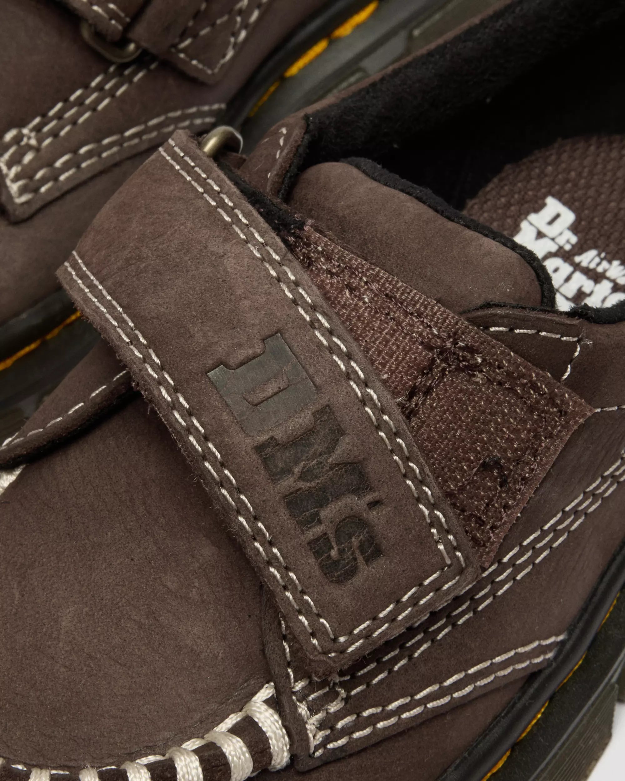Toddler Raffe Strap Tumbled Nubuck Moc Toe Shoes