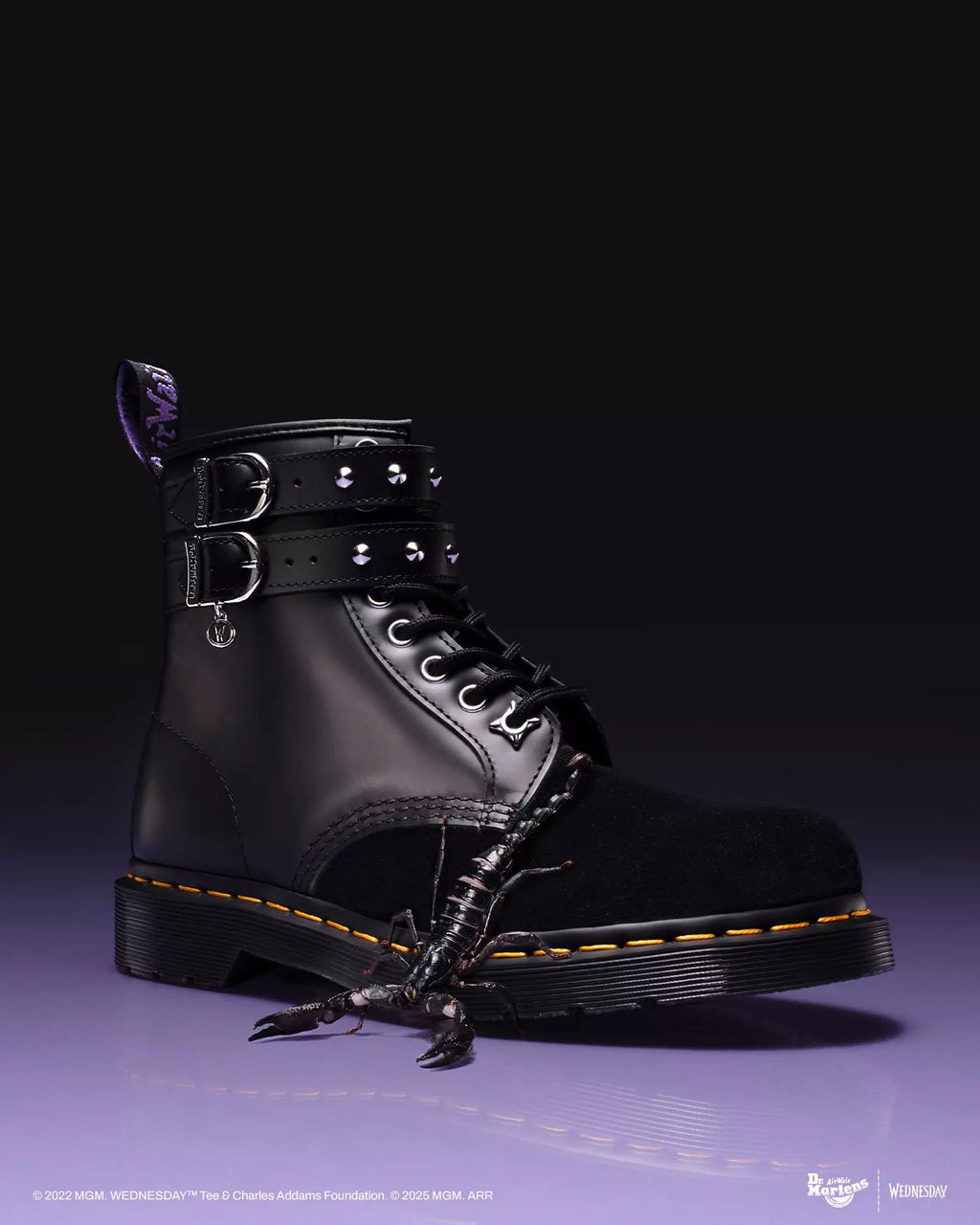 1460 Wednesday Velvet Boots