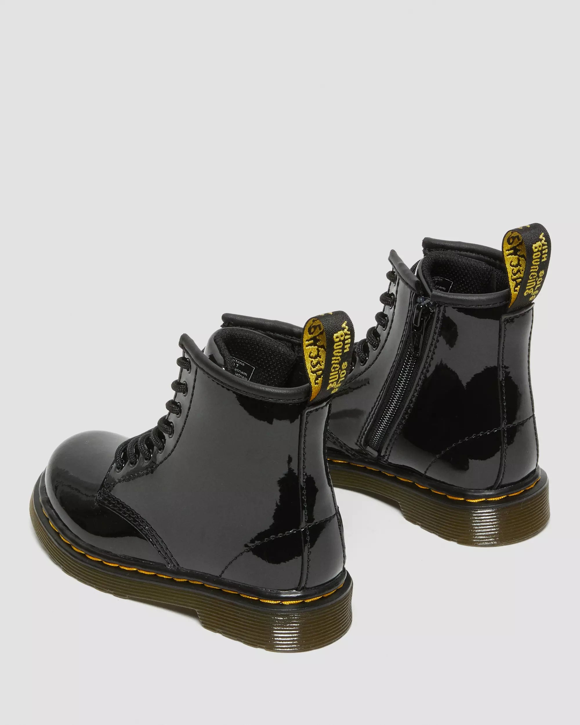 Toddler 1460 Patent Leather Lace Up Boots